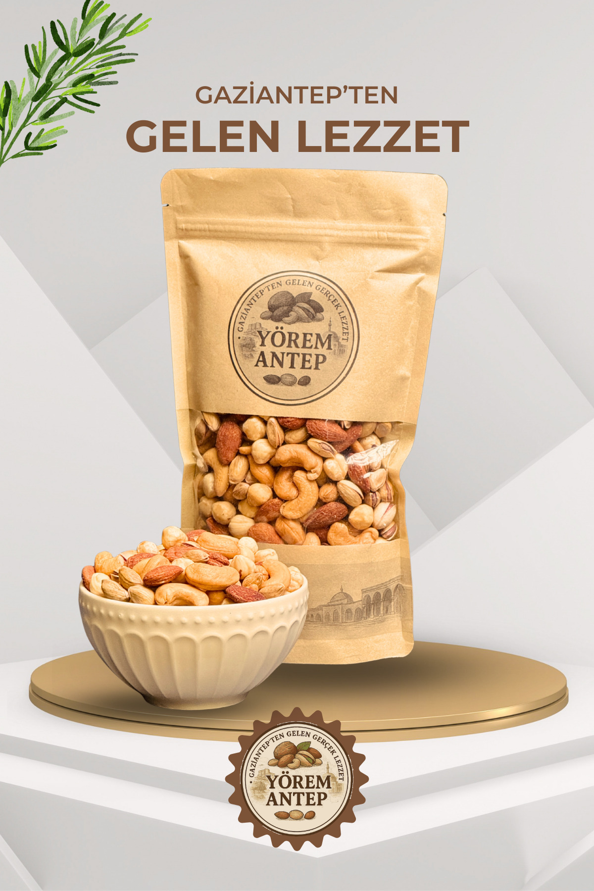 Antep Yörem Karışık Kuruyemiş Atom 1 Kg
