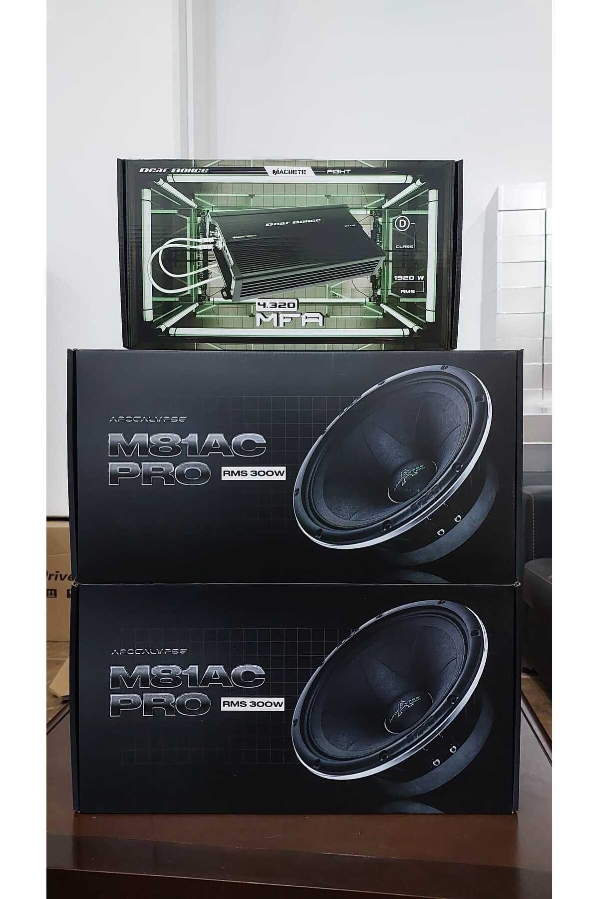 APOCALYPSE Profesyonel Paket Ses Sistemi 2 Takım AP-M81AC PRO - MACHETE MFA 320.4 Anfi