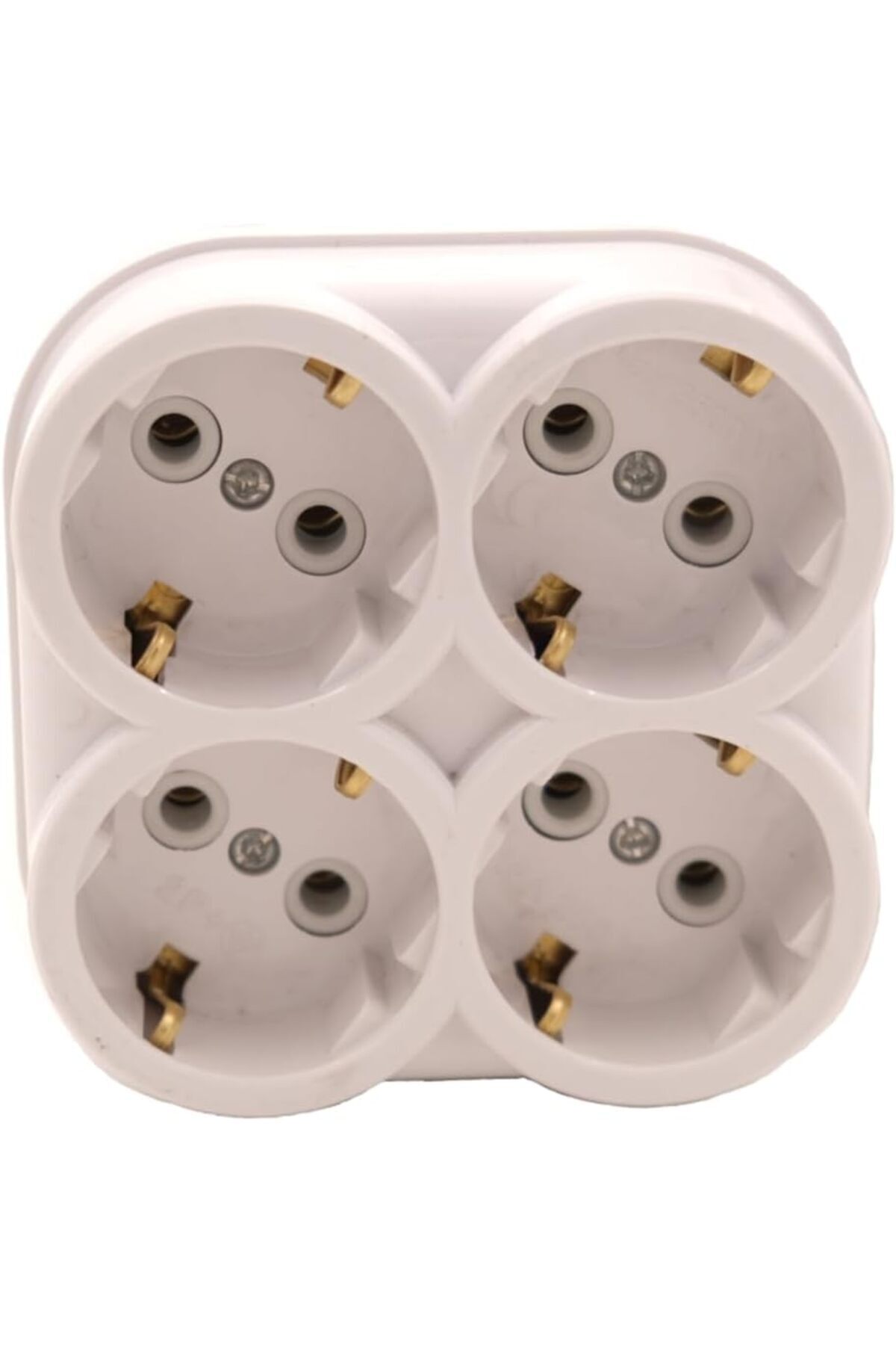 STOREMAX Topraklı Priz Duvar Tipi Çoklayıcı Fiş, Beyaz renk, 16A 250 Volt, 1190698