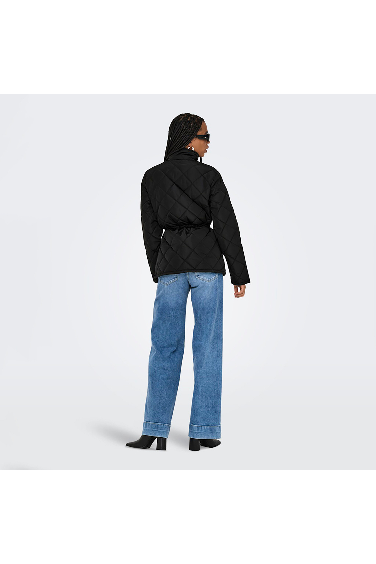 ONLY  Lina Life Kadın Siyah Mont (15354432-B) - Görsel 3