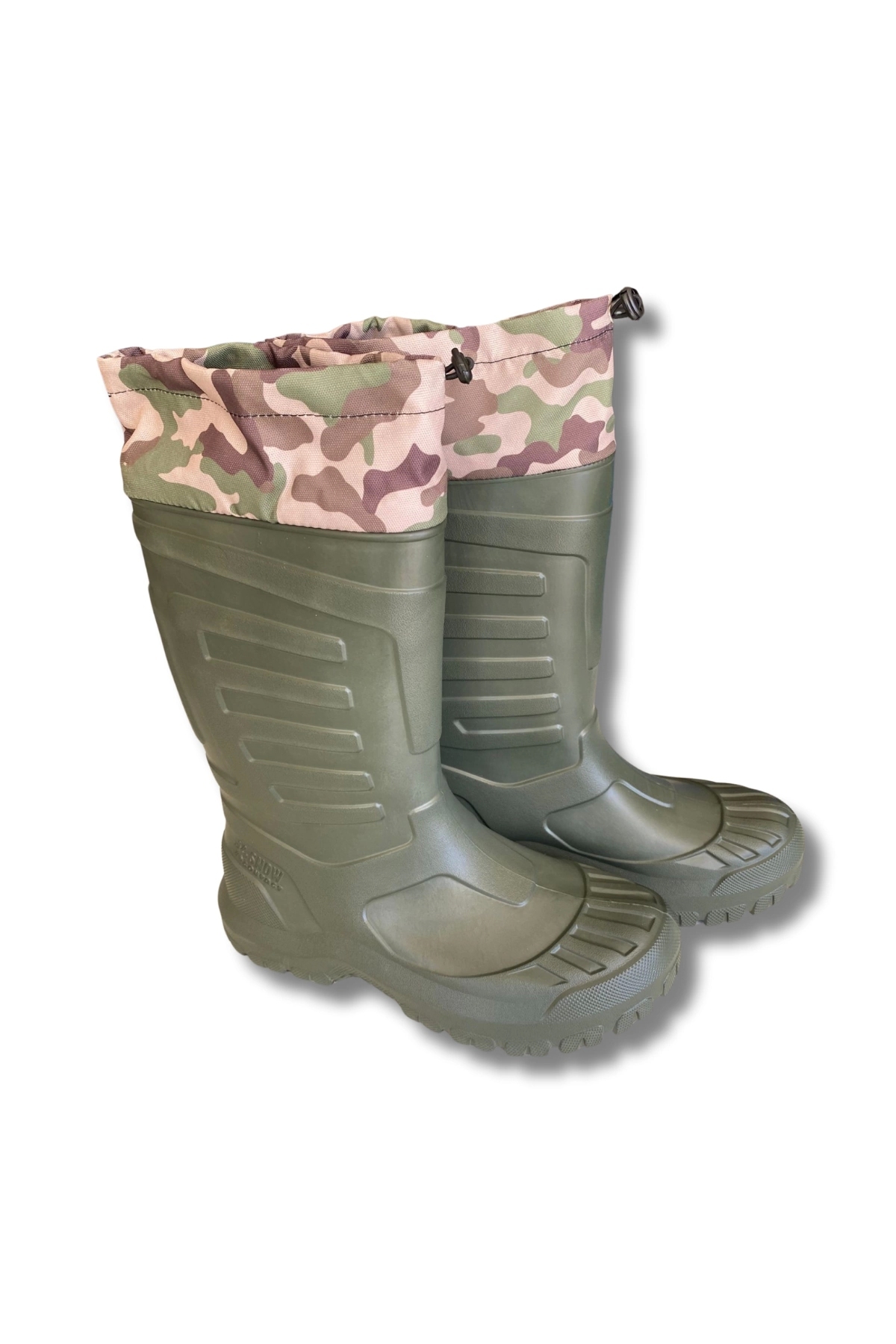 SERABİEN  Soğuk-Sıcak İzolasyonlu Şok Emici Kaymaz Tabanlı Eva Kauçuk Çizme Yeşil - Görsel 3