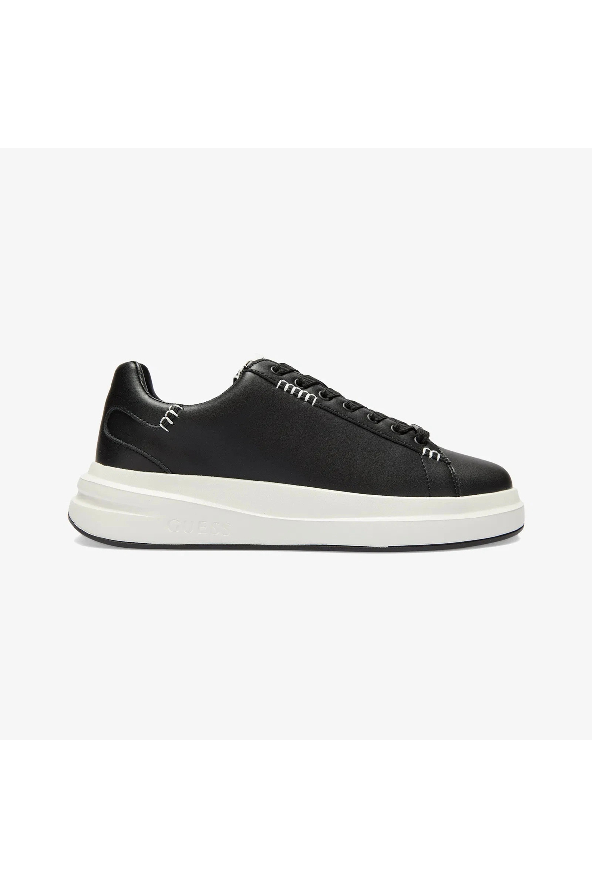 گس کفش ورزشی چرمی مشکی مردانه البا FMTLBALEA12-BLACK