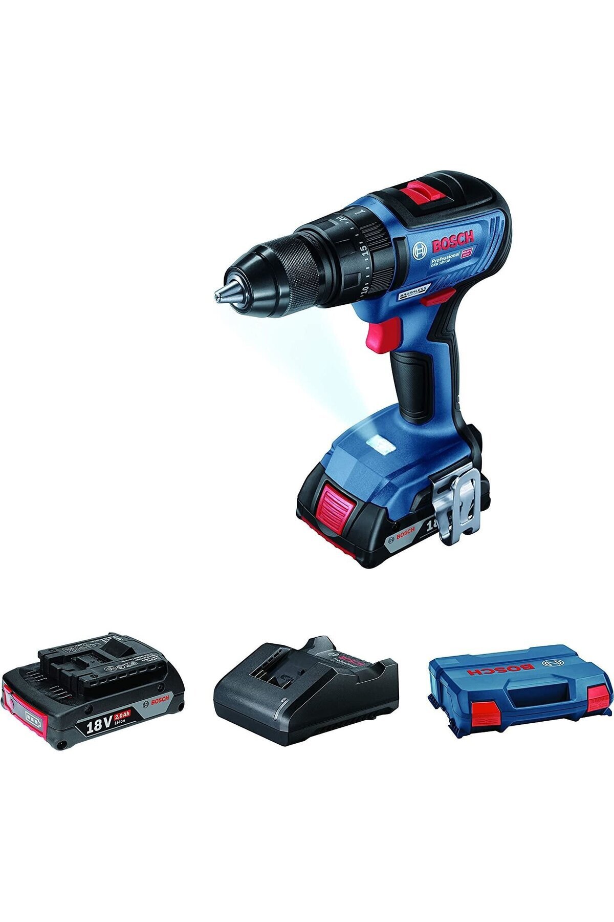 AyrStore Bosch GSB 18V-50 Professional Akülü Darbeli Vidalama