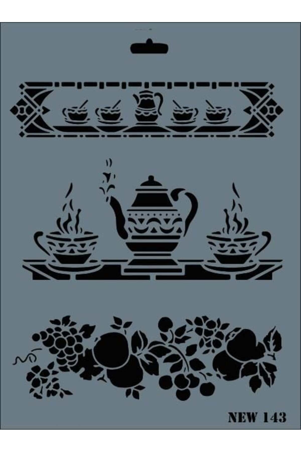 ELEKTRİK DOKTORU Rich New Seri N-143 Stencil 35X25 Cm