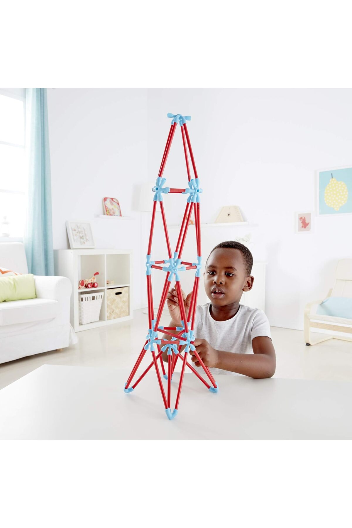 کیت خلاقیت فلکسی‌ستیکس | مجموعه ساخت‌وساز بامبو با ۱۰۵ میله و ۲۸ اتصال‌دهنده | ایکو-فری