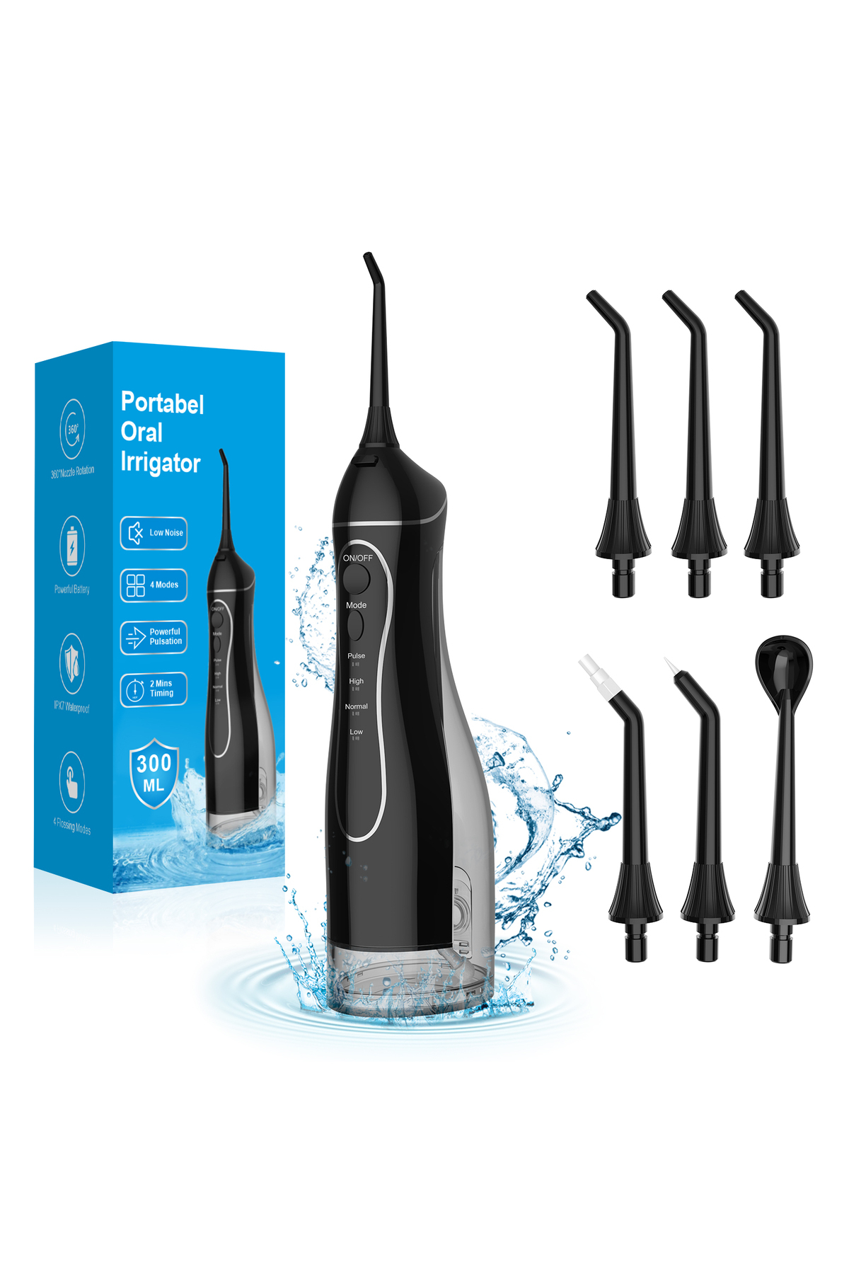 Youtrico 2026 NEW Water Flosser Pick for Teeth,300ML Portable Oral ...
