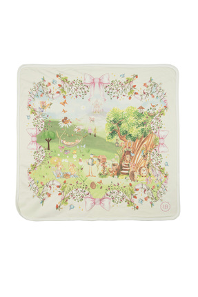 Lil Bug %100 Pamuk Çift Taraflı Bebek Battaniyesi - Büyülü Bahçe