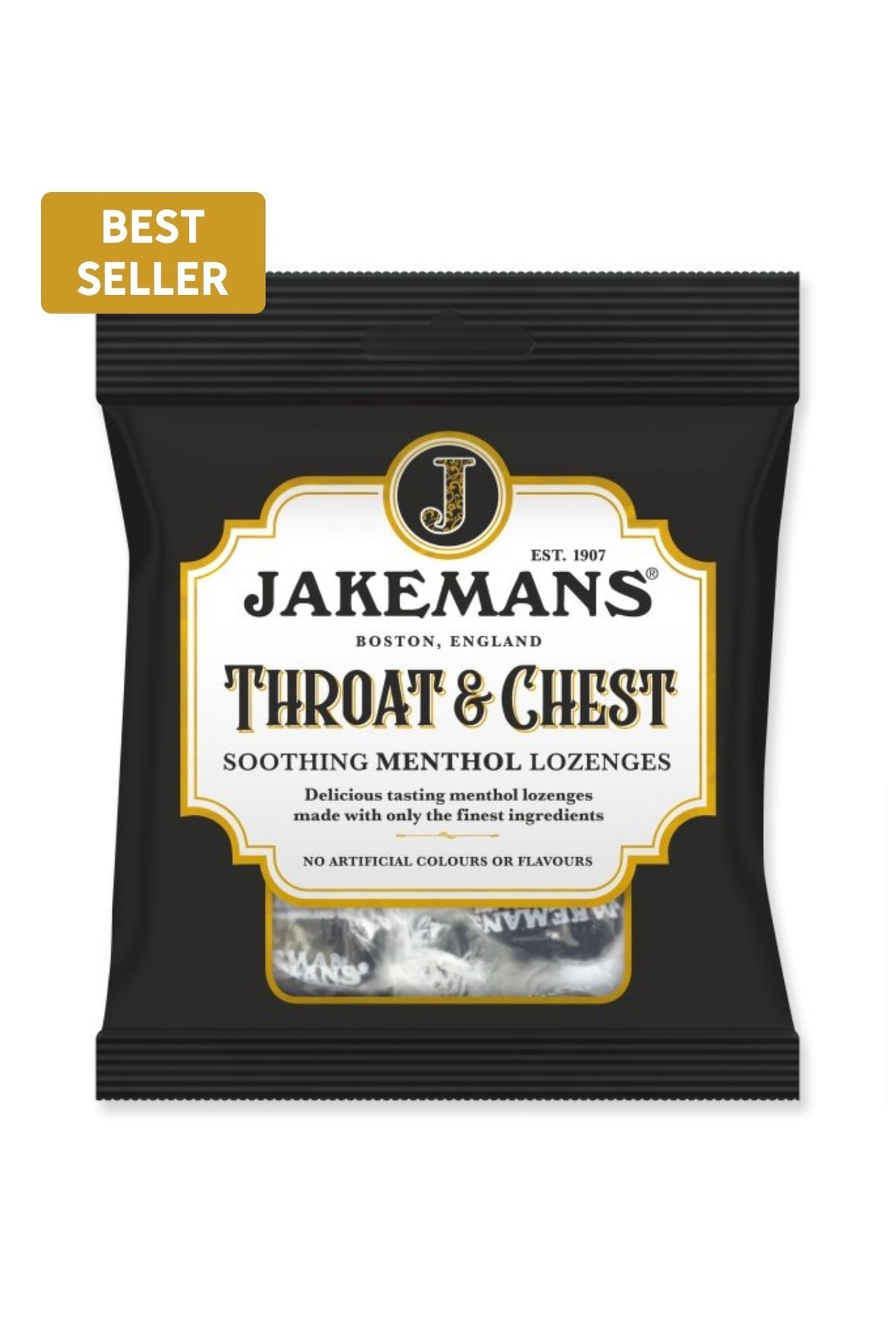 Jake JAKEMANS Throat & Chest Boğaz ve Göğüs Pastil 160g 20 adet