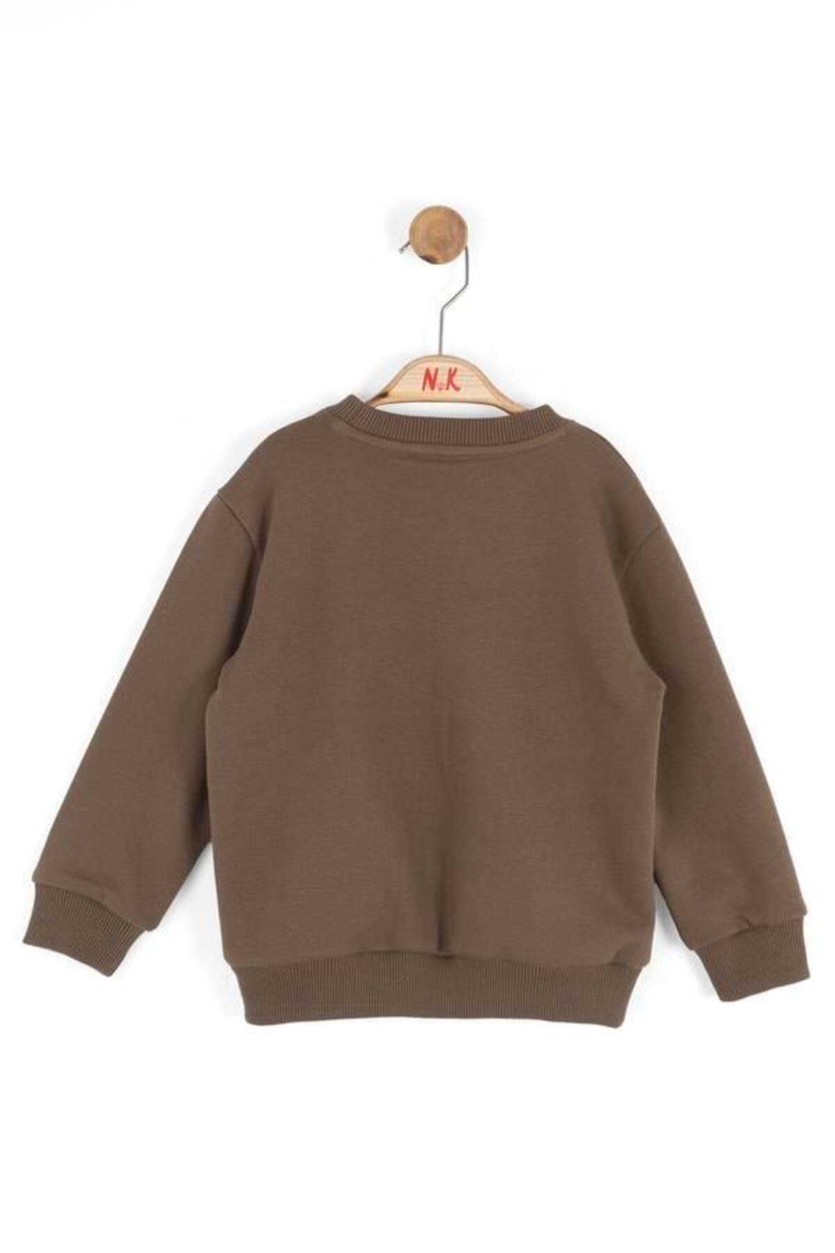 NK Erkek Bebek Wild Sweatshirt 1-4 Yaş Haki fotoğrafı 2 (önizleme)
