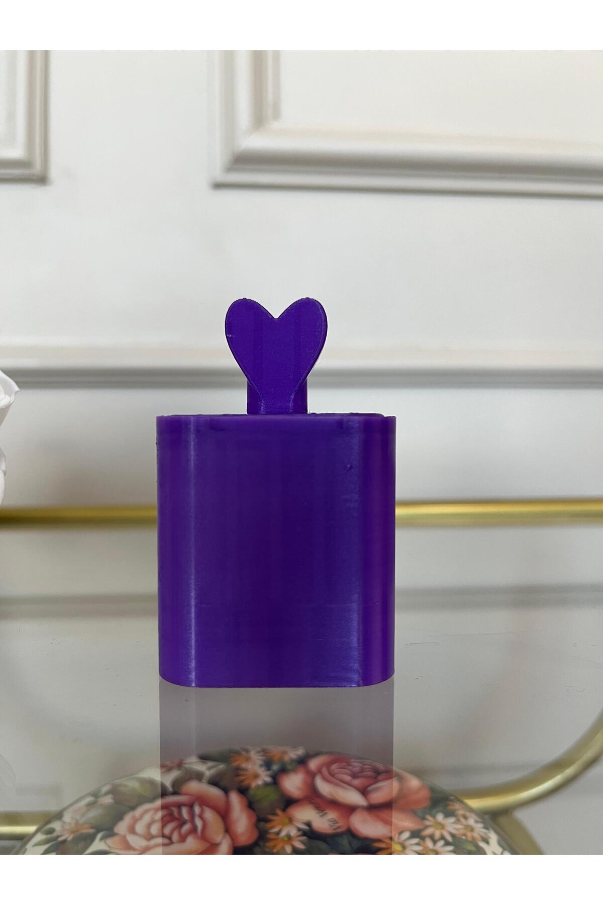 Buz Küpü, Gua Sha, Göz ve Boyun Masajı, Cilt Bakımı, Göz Torbalarını Giderme, Buz Kalıbı — بنفش 3DHeart123 — تصویر 2 از 4
