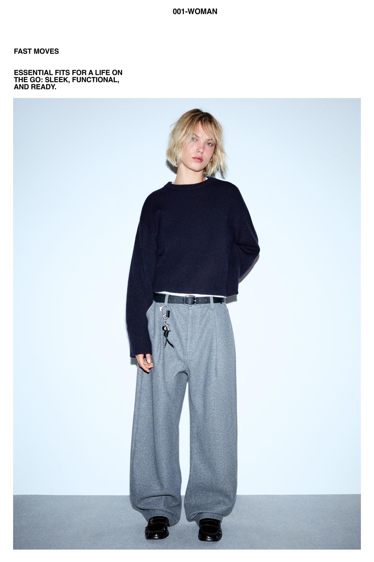Bershka  Oversize rib altı kazak - Görsel 5