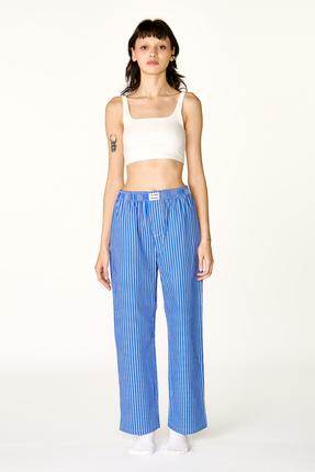 Cats Seek Revenge Cats Lacivert Çizgili Regular Pantolon