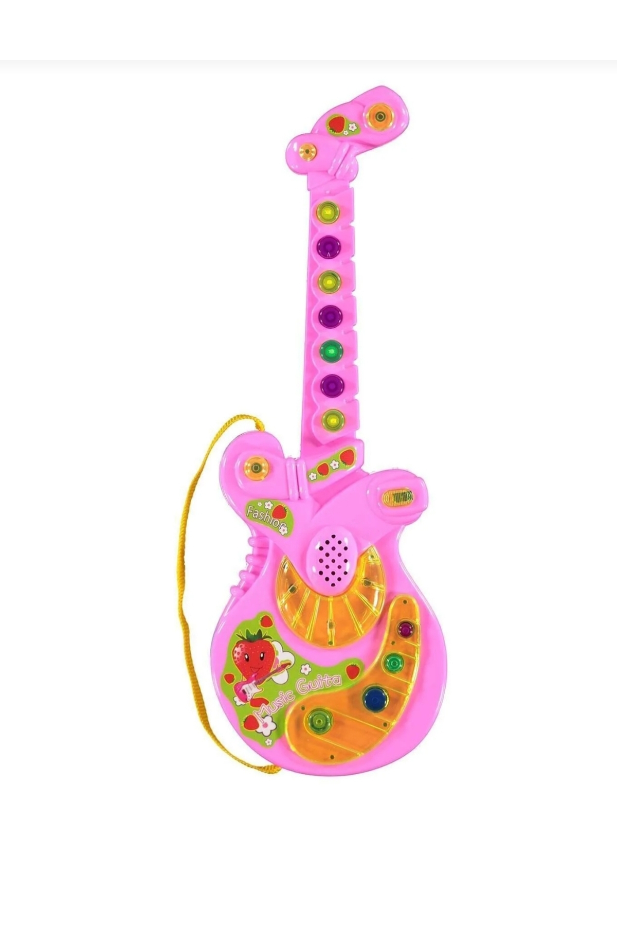 CharmPlay Müzikli Gitar Oyuncak Çocuklar İçin Işıklı ve Sesli Eğitici Gitar Harika Eğlence Seçeneği fotoğrafı 6 (önizleme)