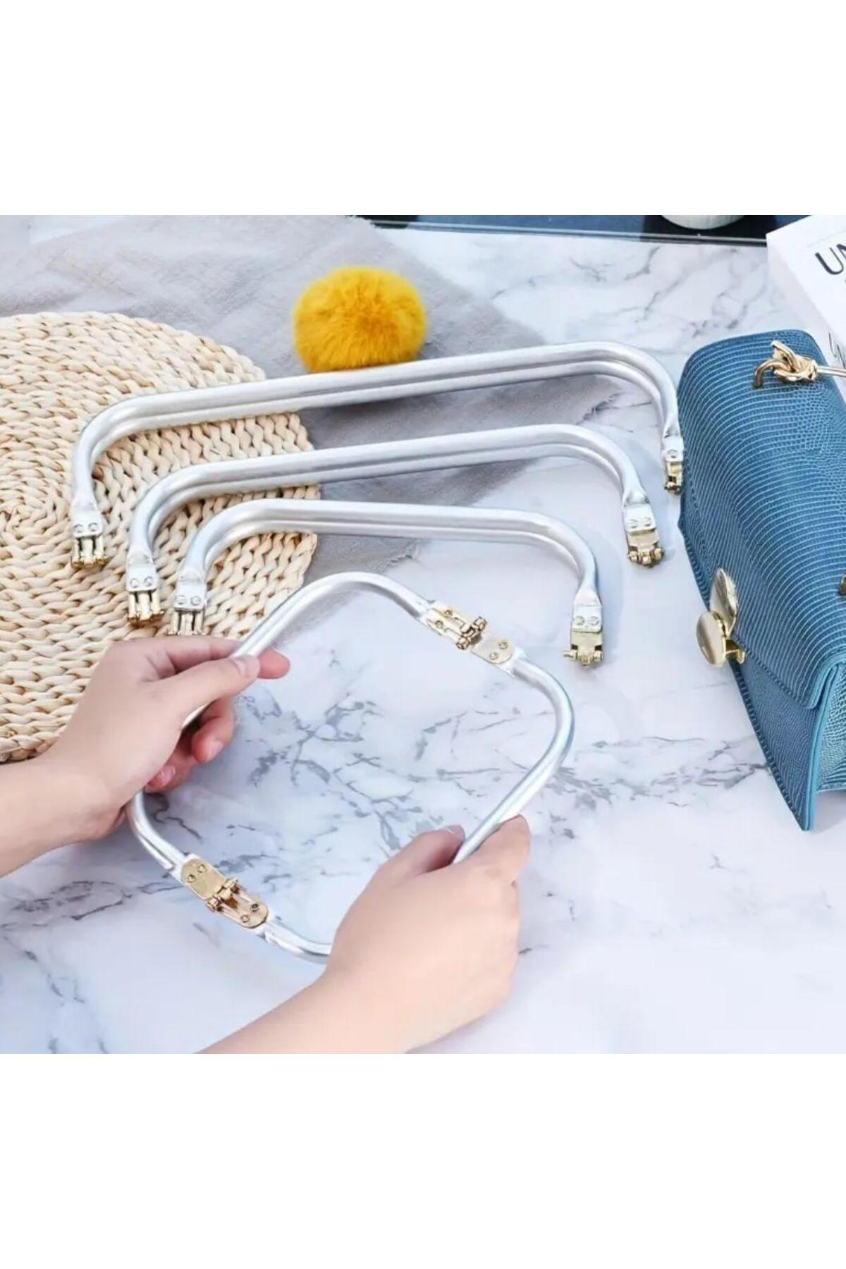 iğne izi 3 adet 14cm çanta bursu, gizli çanta bursu, çanta yapımı, cüzdan yapımı, handmade çanta