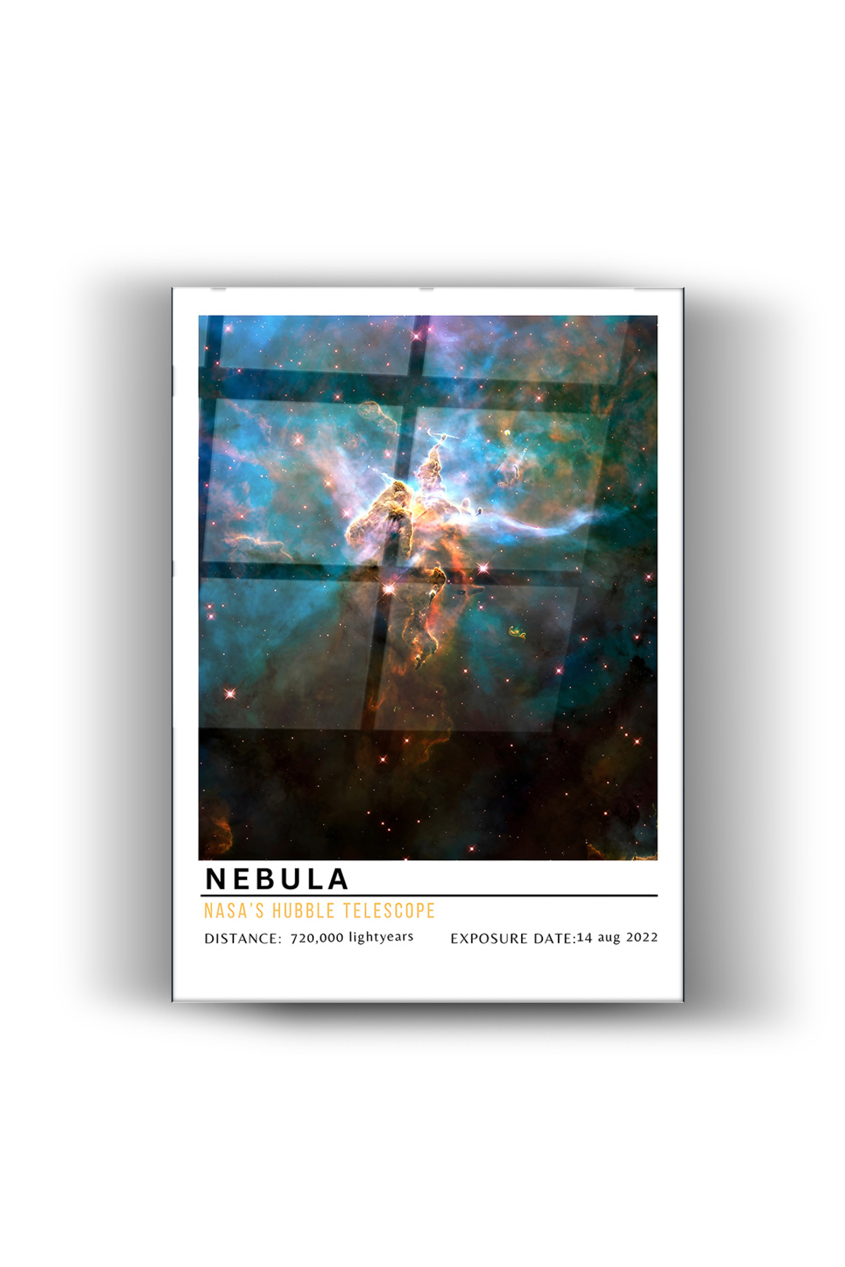 NASA Hubble Uzay-Cam Tablo-Ev- Ofis-Dekorasyon