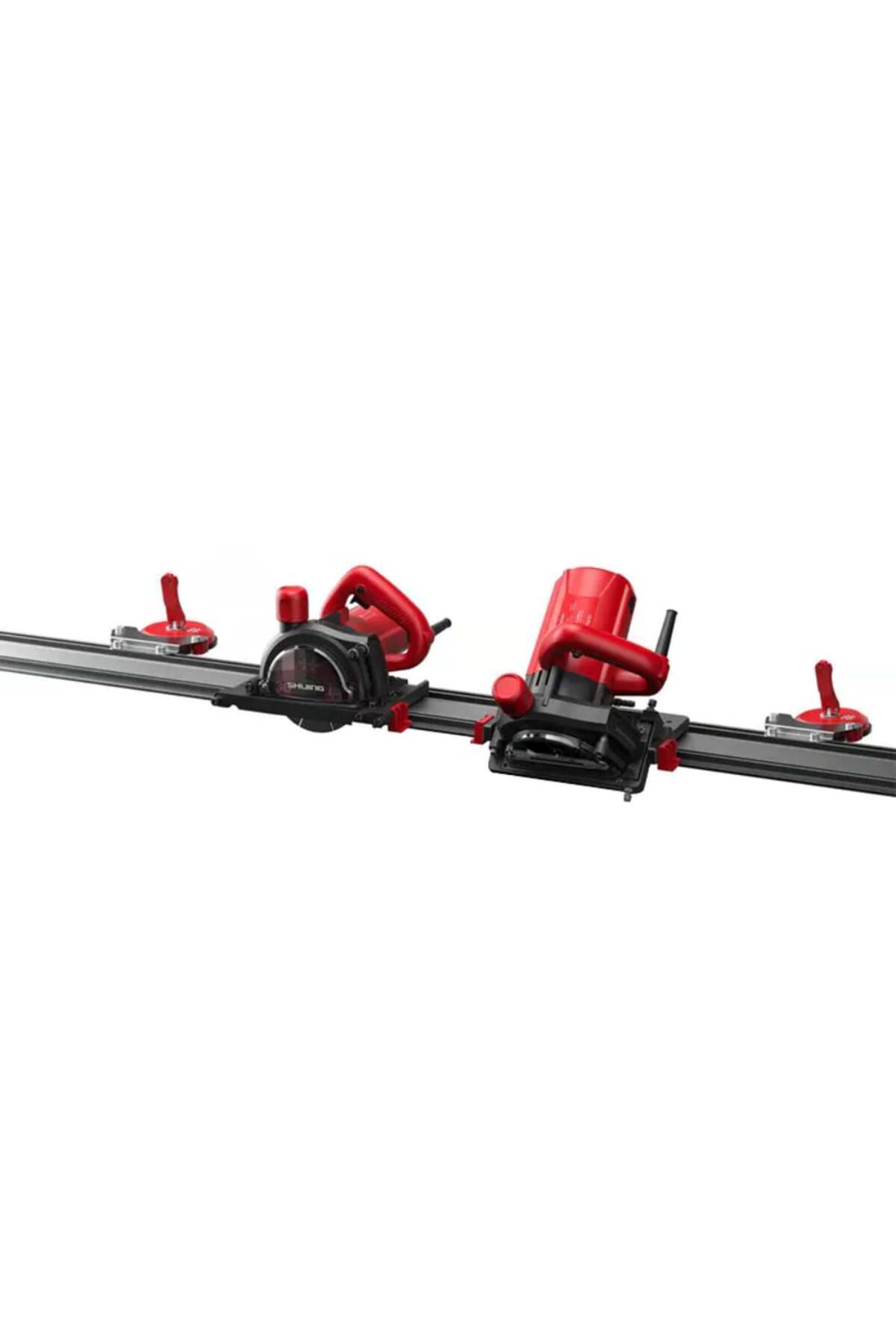 SHİJİNG 9510-2400 Büyük Plaka Kesme Makinesi - Raylı Sulu Kesim