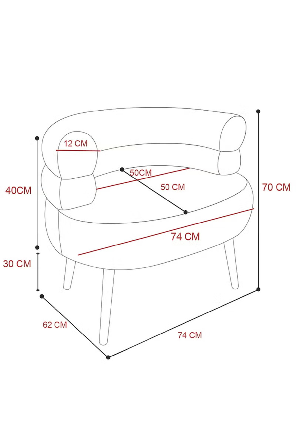 كرسي خشب فاخر أبيض أنيق