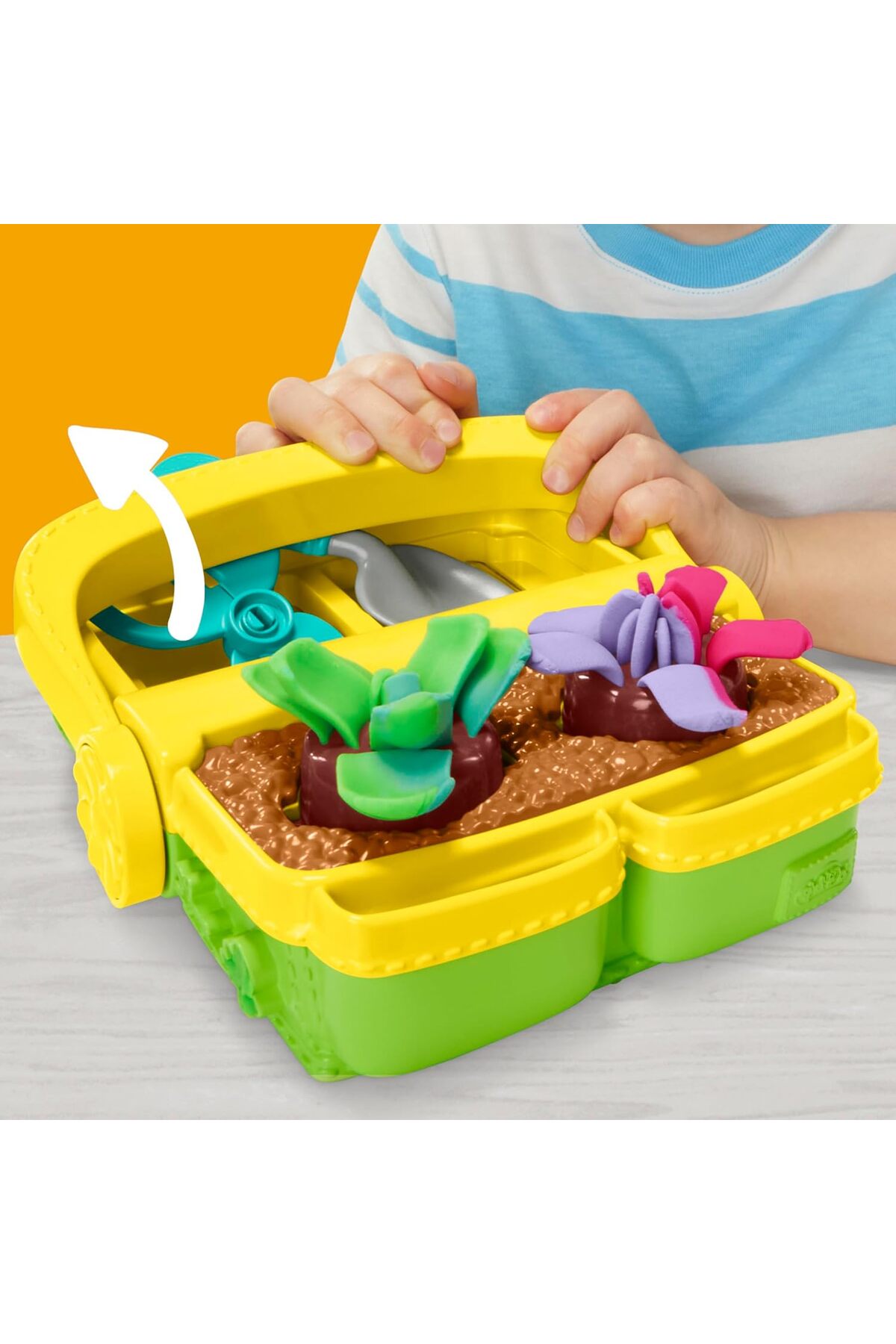 پلی-دو مجموعه بازی گیاهشناسی گلهای رنگارنگ