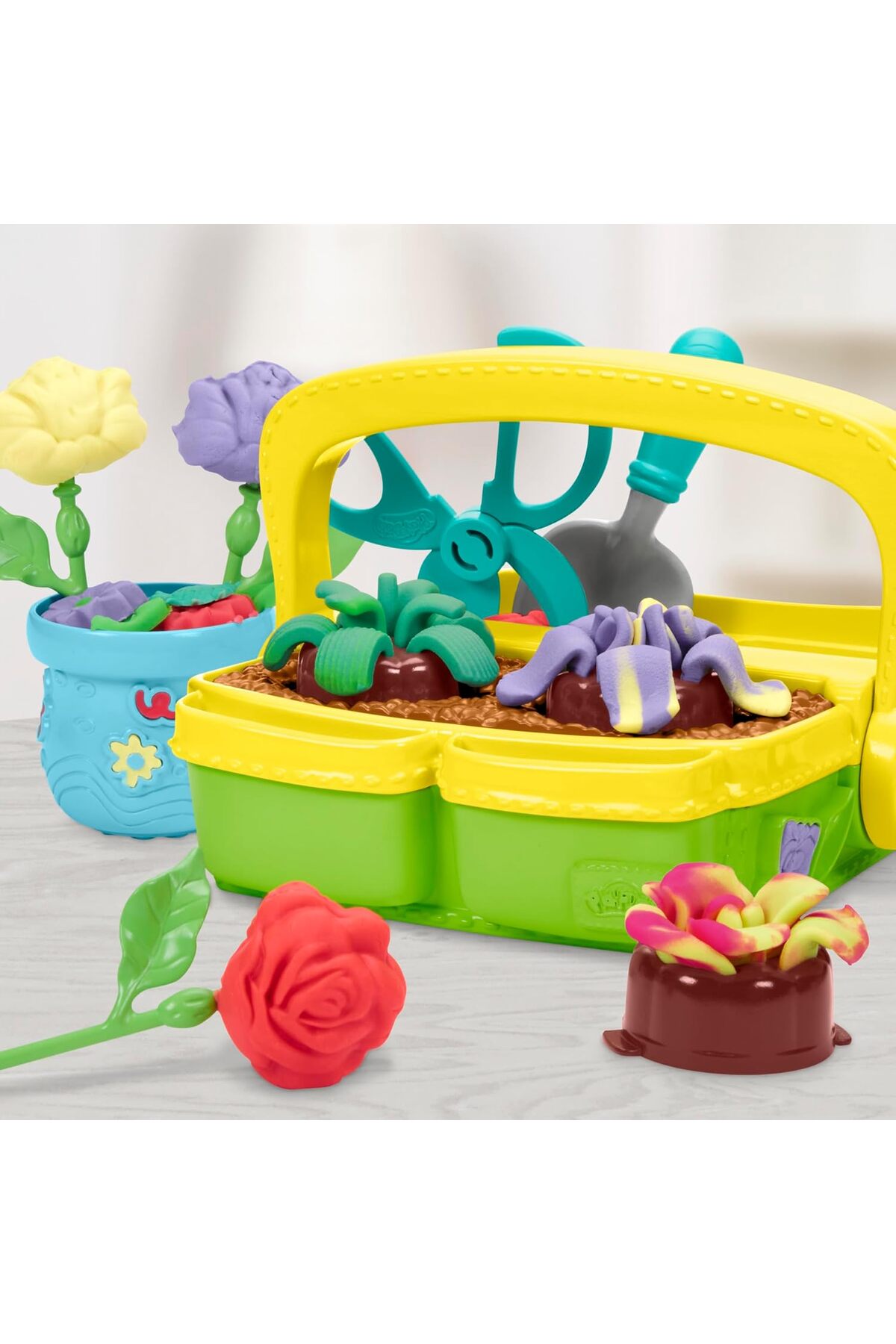 پلی-دو مجموعه بازی گیاهشناسی گلهای رنگارنگ