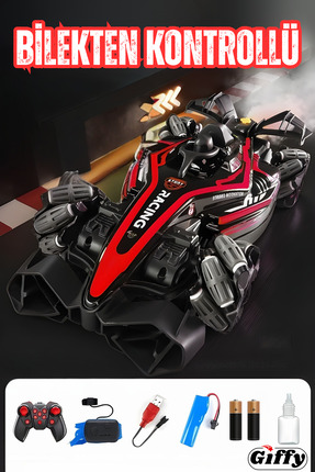 giffy Oyuncak Uzaktan ve Bilekten Kumandalı Full fonksiyon Hareket Eden Buhar...