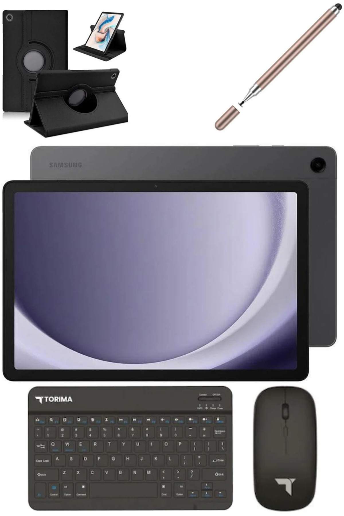 Samsung Galaxy Tab A9 PLUS 8 GB RAM 256 GB 11'' TABLET+KILIF+KALEM+KLAVYE+MOUSE