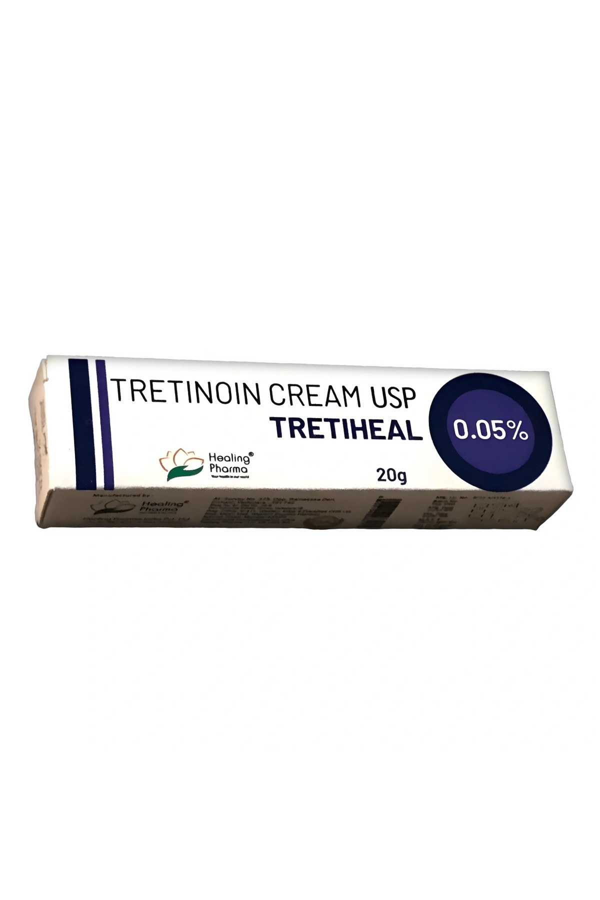 Healing Pharma Crema Tretinoin 0,05% 20g, Anti-akné, Anti-Riduri,