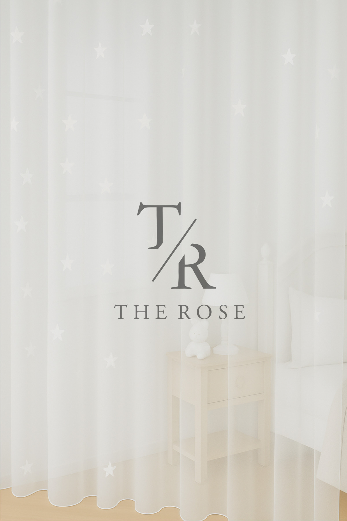 The Rose Beyaz Yıldızlı Tül Perde, Unısex Çocuk Odası, Sık Pile, Düz, Sade, Tül Perde, Kornişli, Beyaz fotoğrafı 4 (önizleme)
