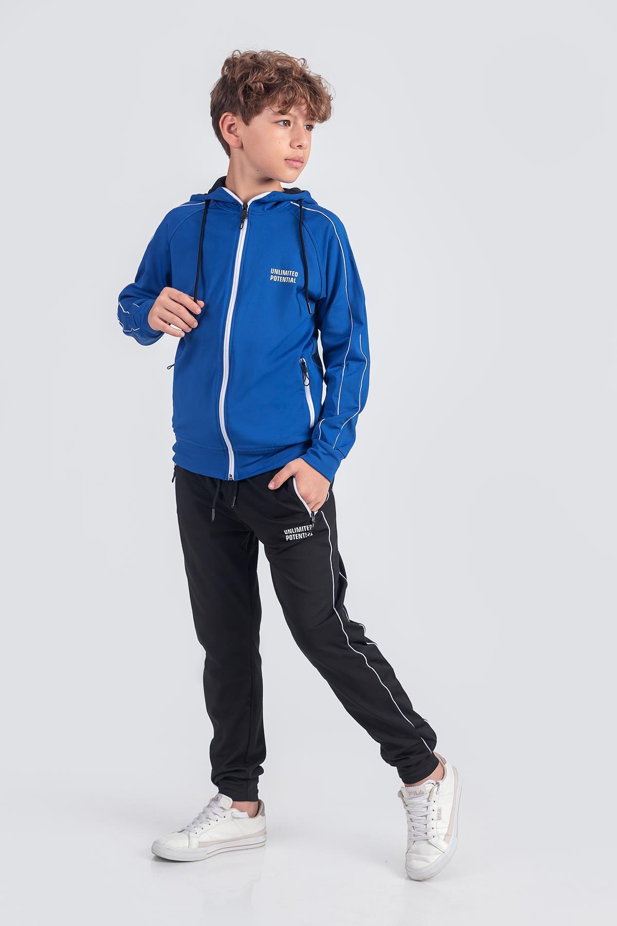 پینا کیدز ست لباس ورزشی بچه‌گانه پارچه‌ای اسکوبا مدل ESF1725Y با پتانسیل نامحدود