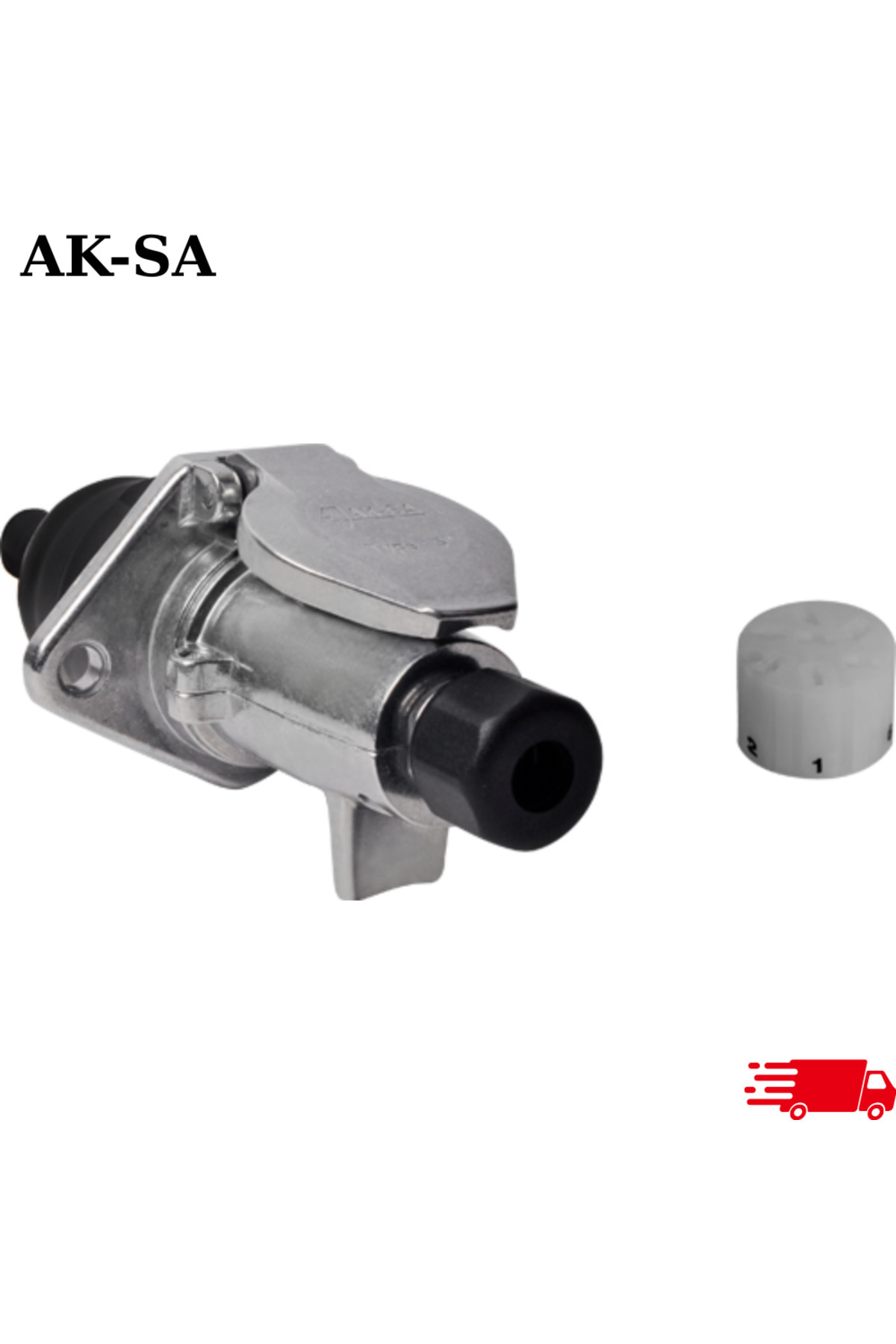 AK-SA GROUP 7'Lİ S TİPİ ALÜMİNYUM TIR RÖMORK FİŞ VE PRİZ TAKIMI (TERMİNALLİ ve KONNEKTÖRLÜ)