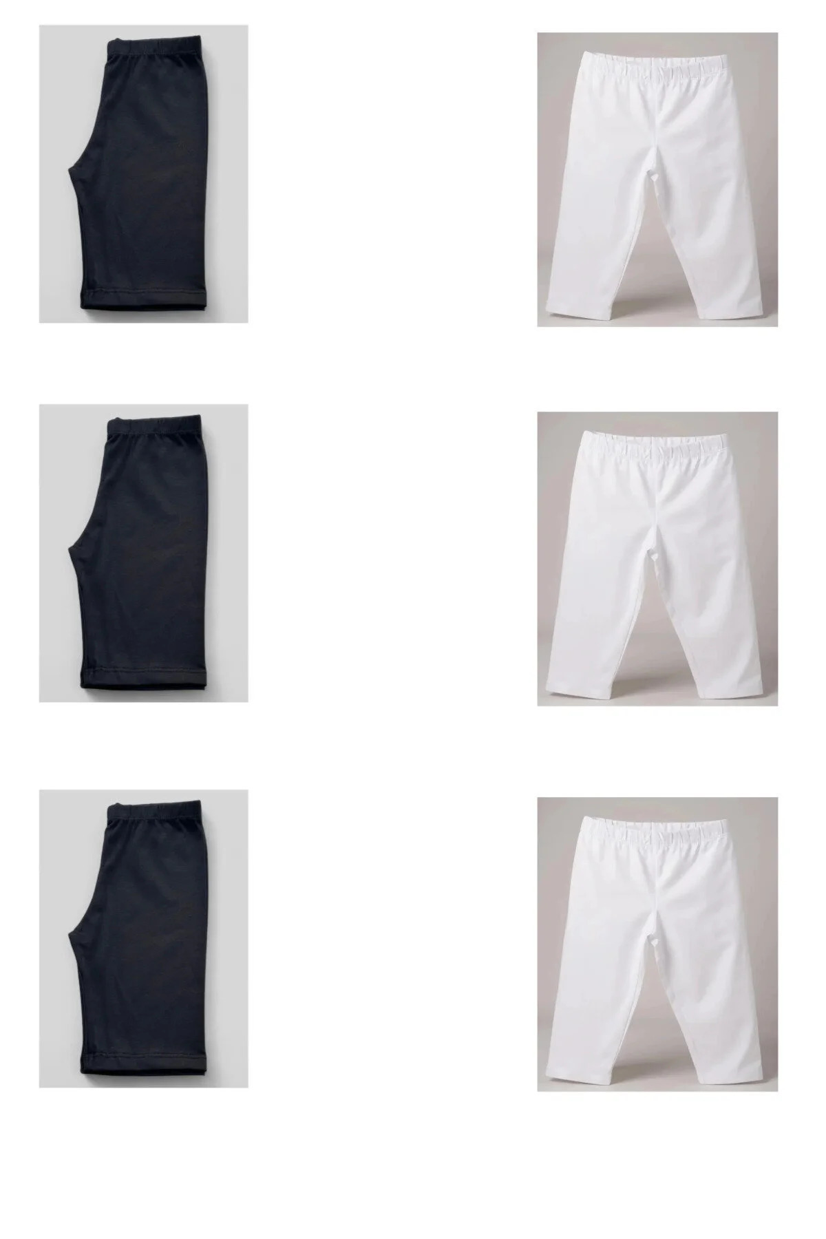 Girls 6-Pack Cotton Lycra Long Boxer Leggings SALE PRICE