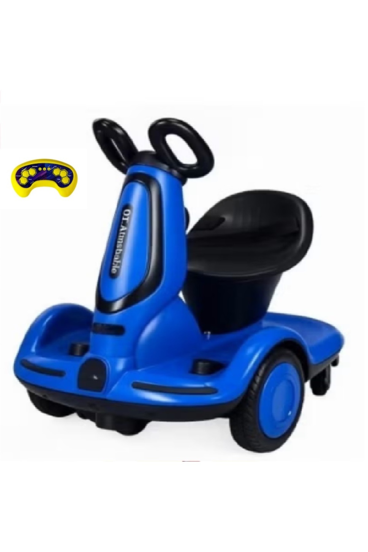 سكوتر كهربائي متعدد الوظائف للأطفال ، سكوتر كهربائي رباعي العجلات مع محرك مزدوج مع ريموت