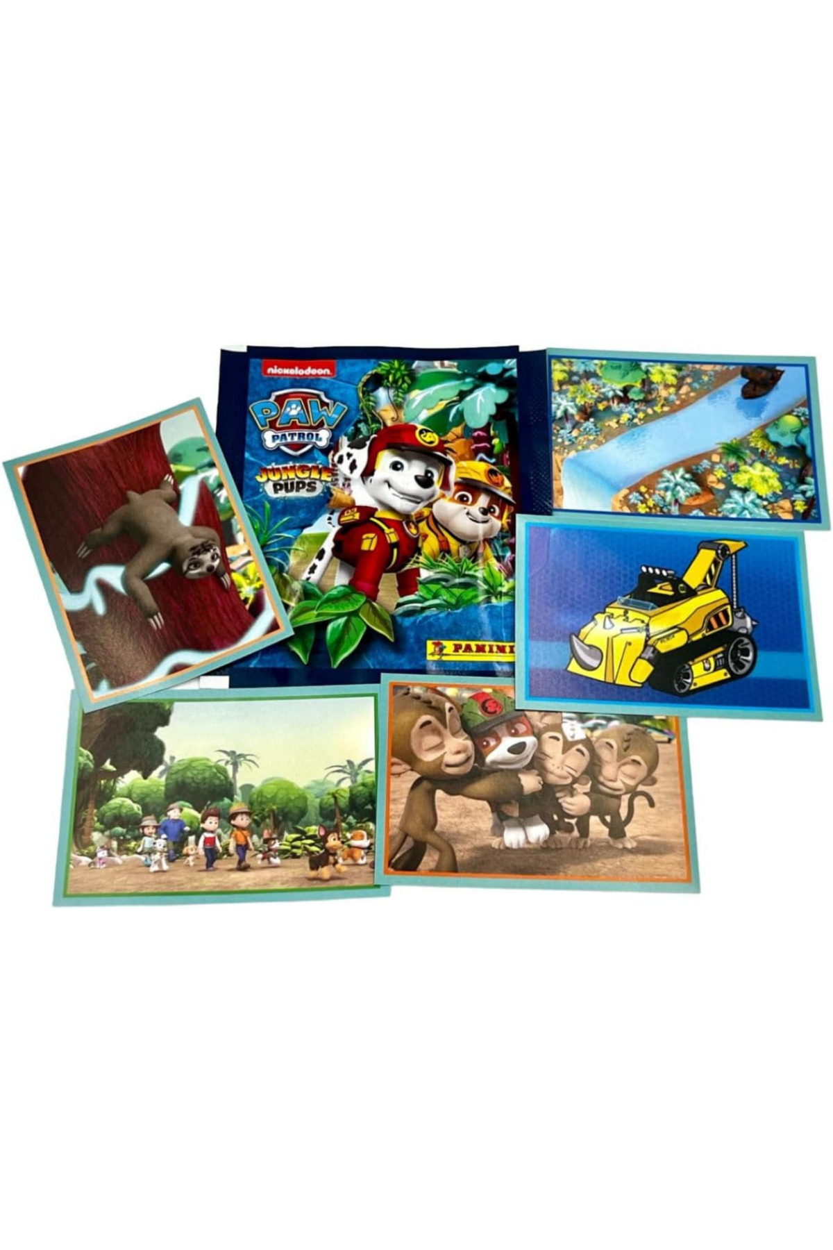 Next Plus Lisanslı Disney Panini Paw Patrol Jungle Pups Sticker Album+Box of 36 (180 Çıkartma) fotoğrafı 6 (önizleme)