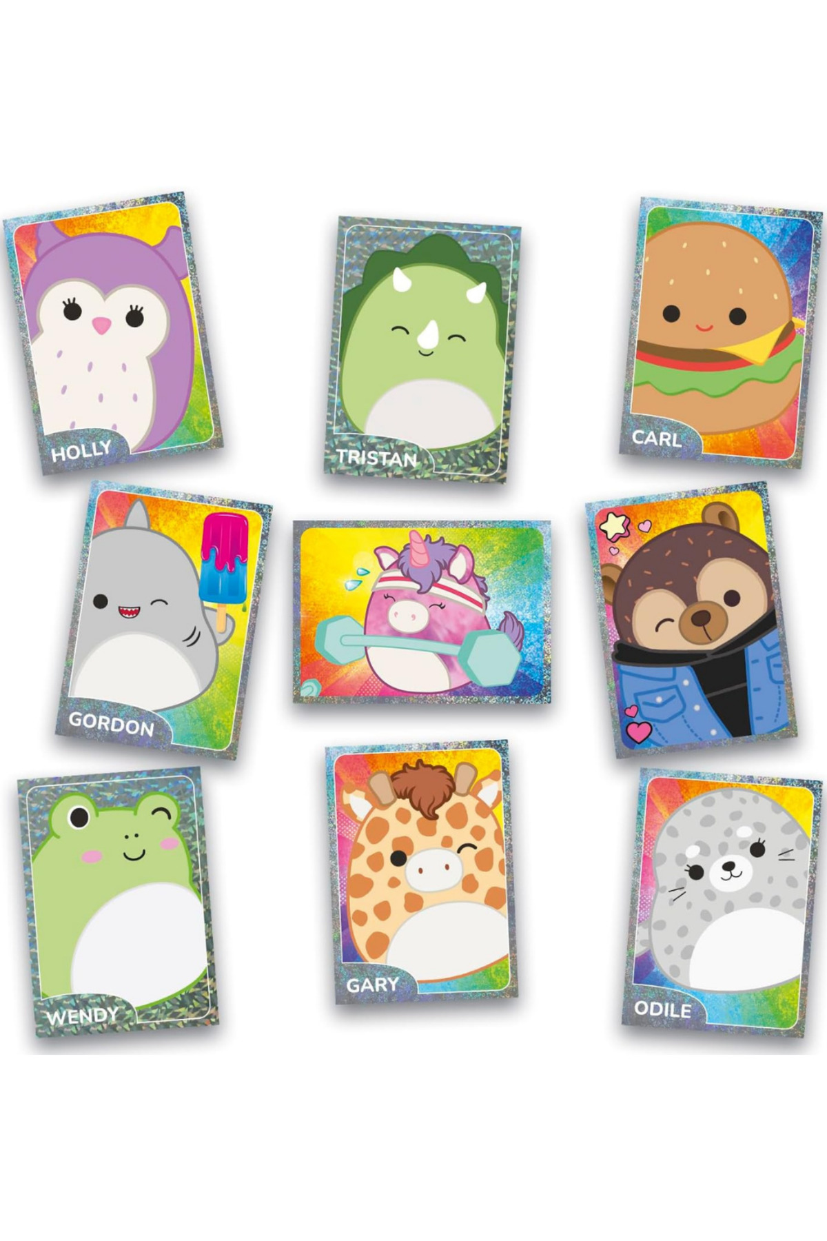 Next Plus Lisanslı Panini Squishmallows Sticker Collection Album+15 Paket (75 Çıkartma) fotoğrafı 6 (önizleme)