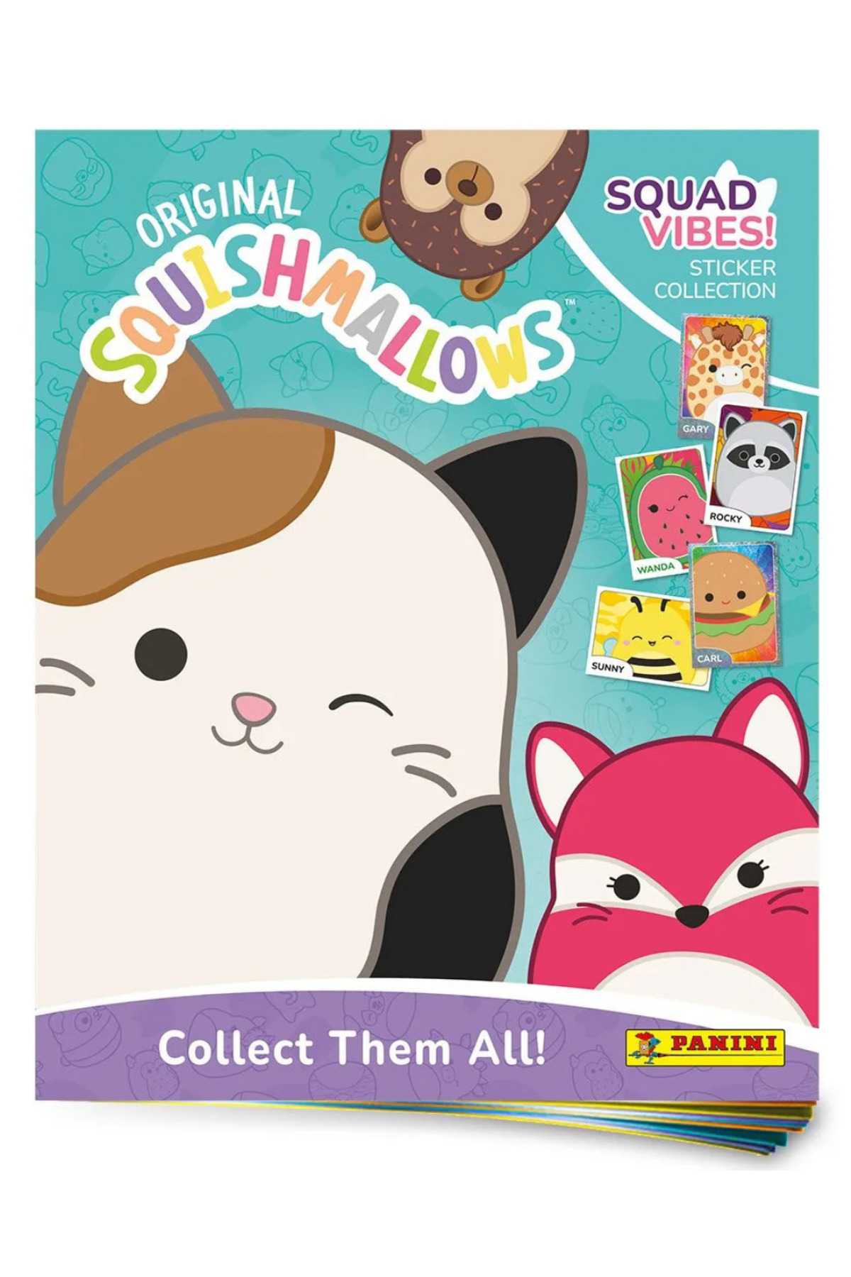 Next Plus Lisanslı Panini Squishmallows Sticker Collection Album+15 Paket (75 Çıkartma) fotoğrafı 2 (önizleme)