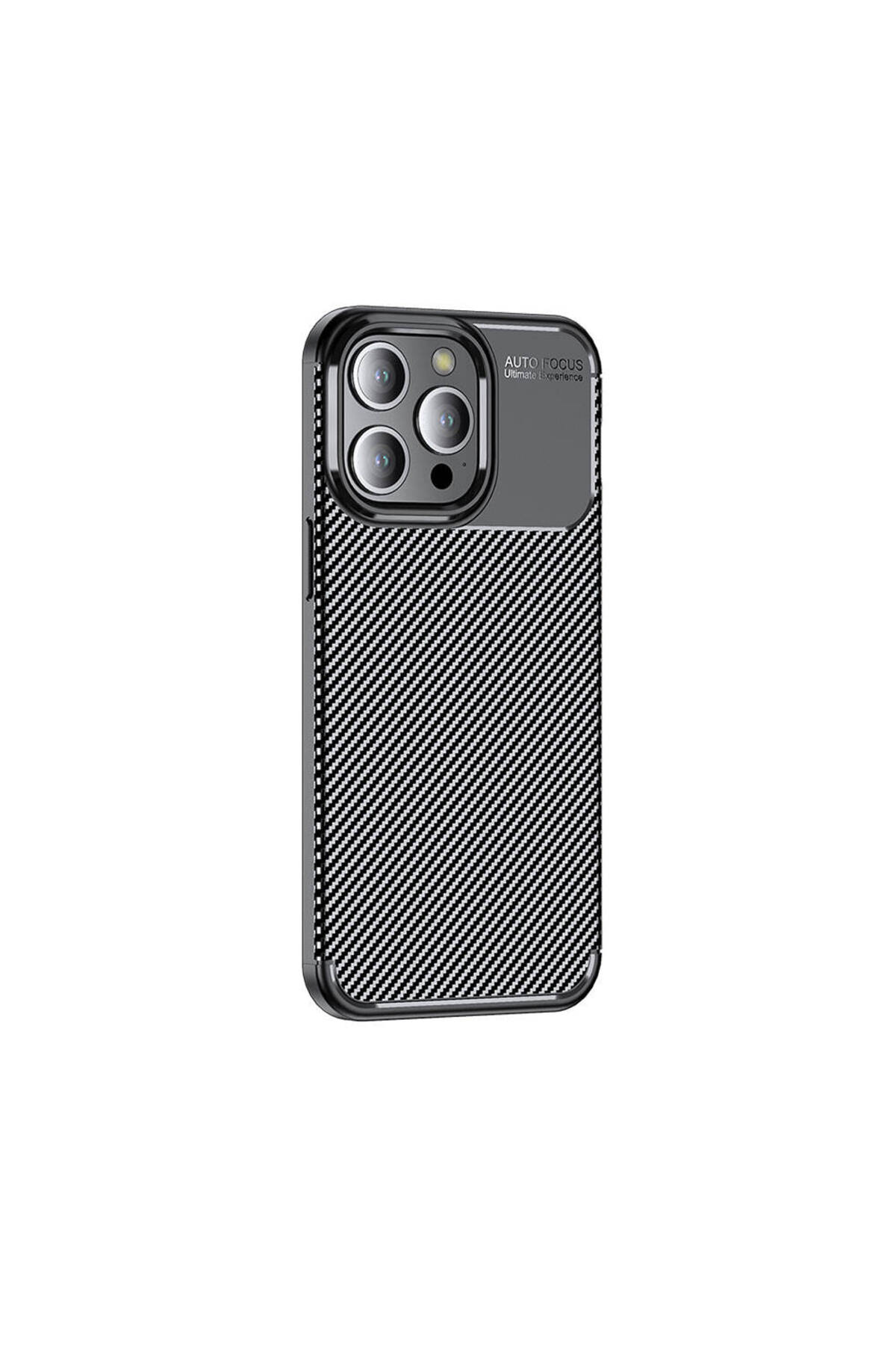 iPhone 15 Pro Max Uyumlu SHRP Negro Silikon Kılıf-Siyah