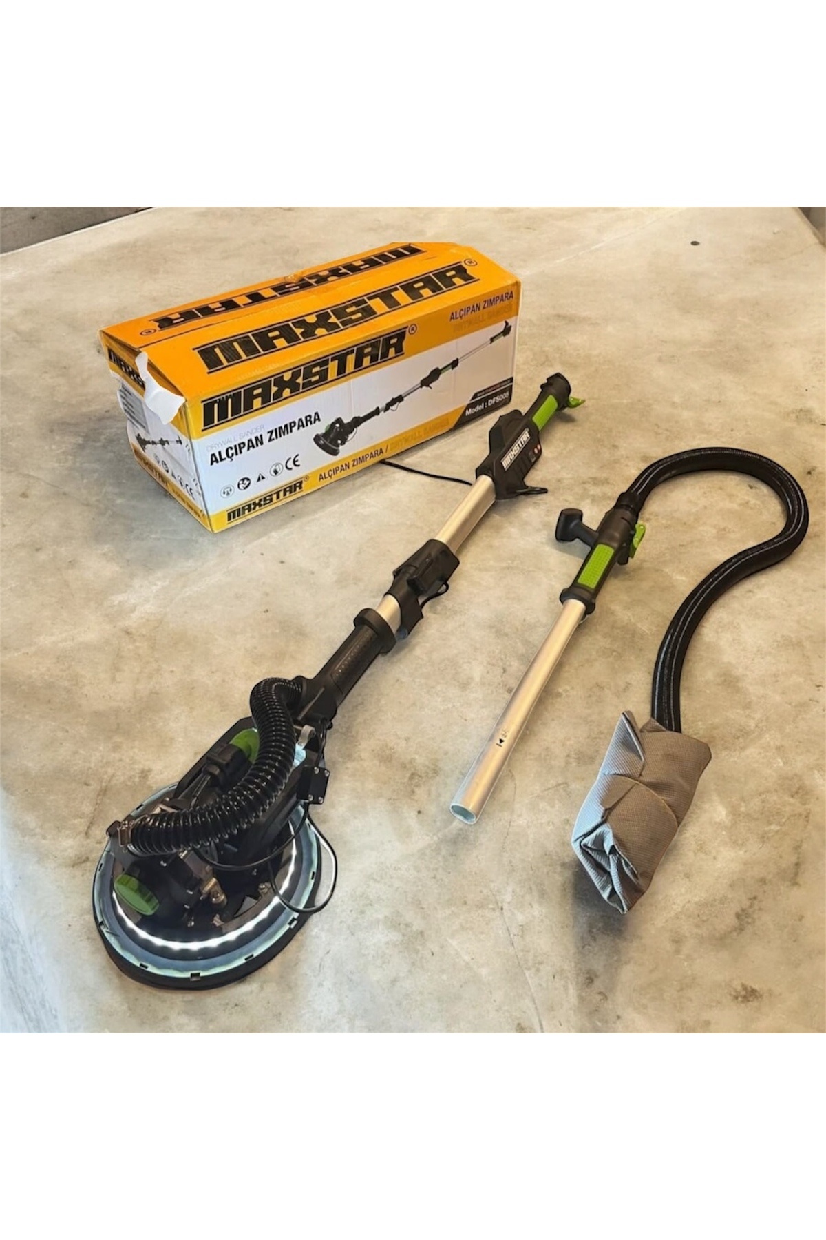 Maxstar Alçıpan zımpara makinası led ışıklı - Fiyatı, Yorumları