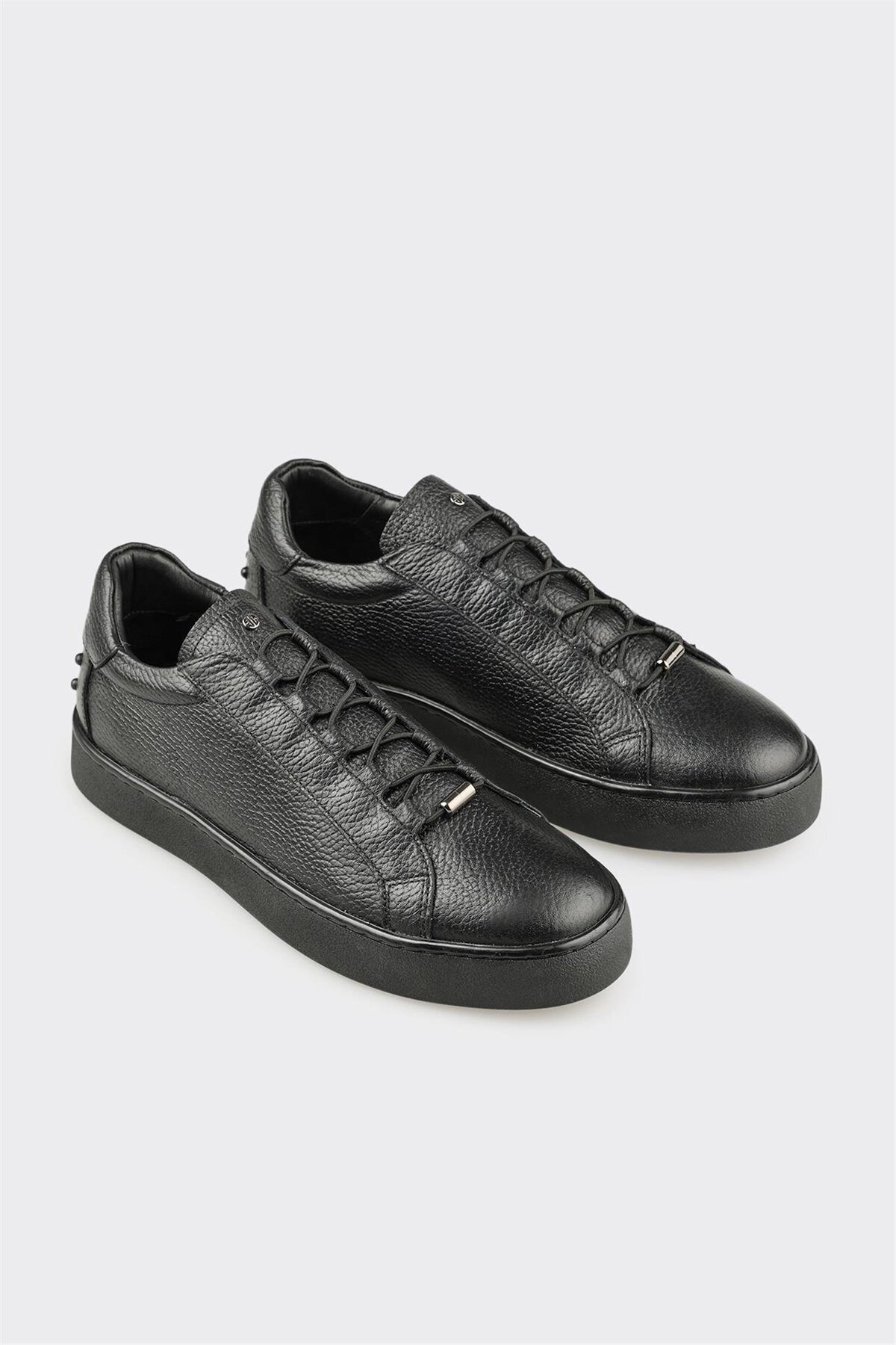 Elle Shoes Siyah Deri Erkek Günlük Ayakkabı görsel 2