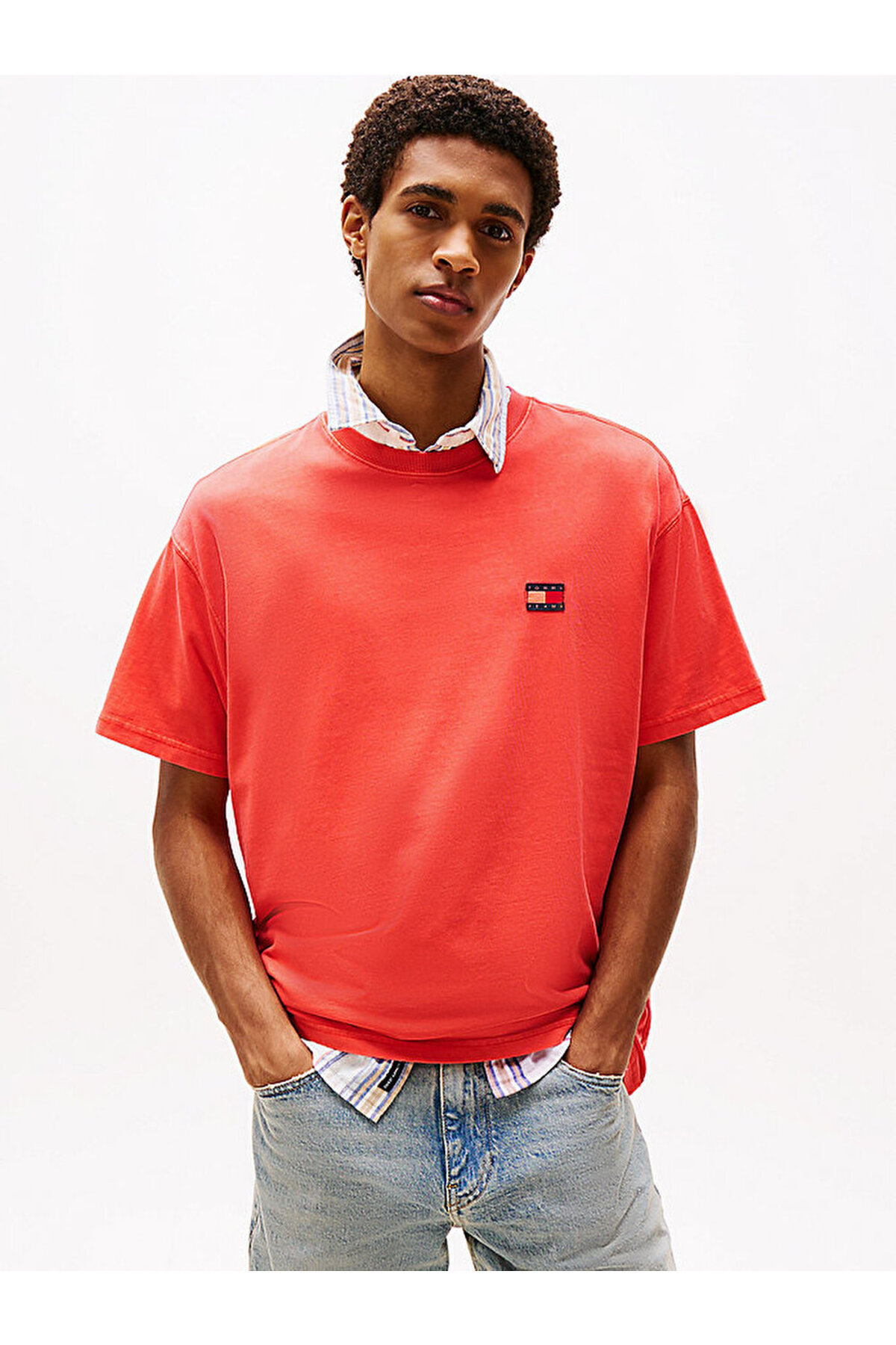 تامی هیلفیگر تی شرت مردانه طرح tjm relax