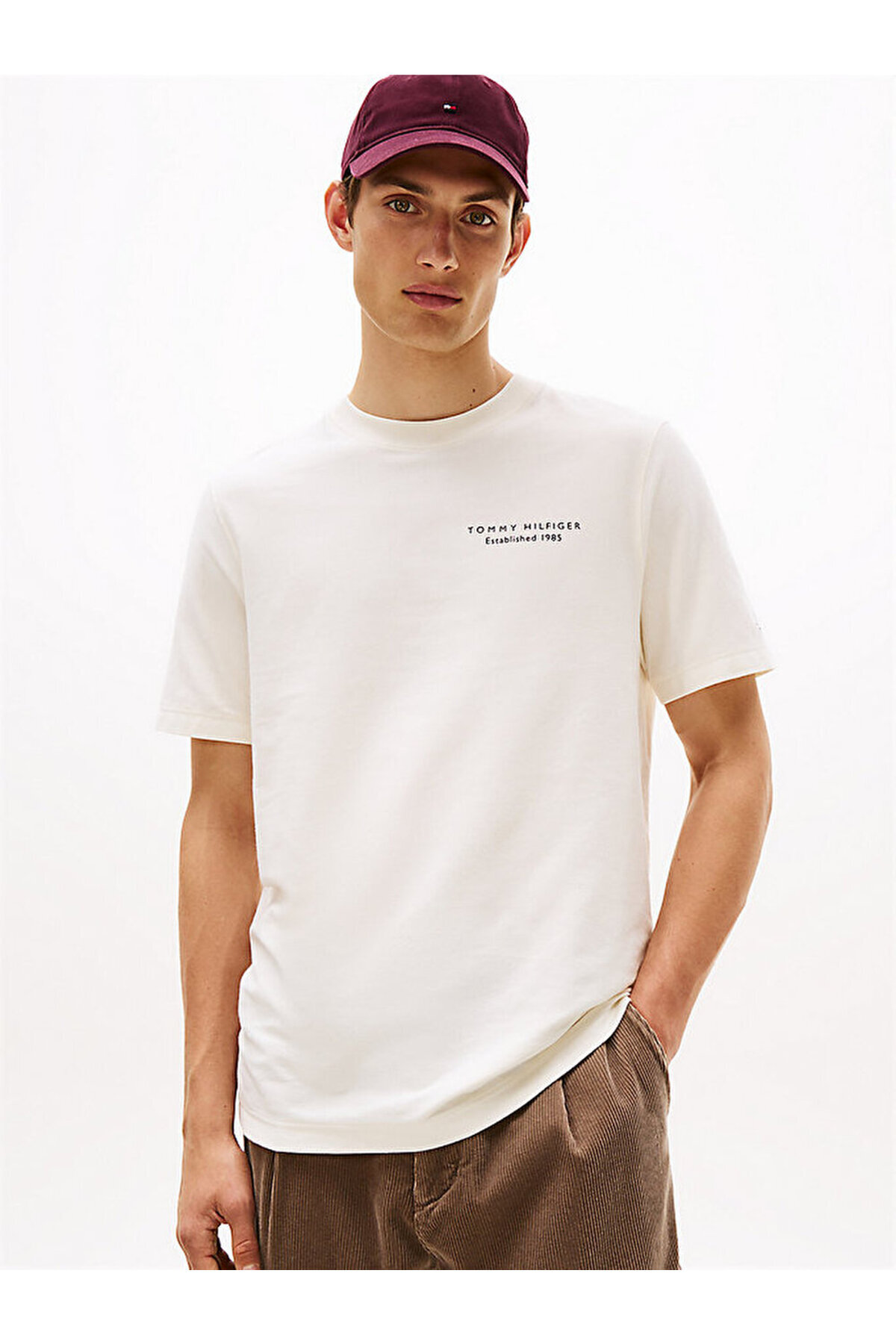 تامی هیلفیگر تی‌شرت طرح گرافیکی با چاپ عکس مردانه