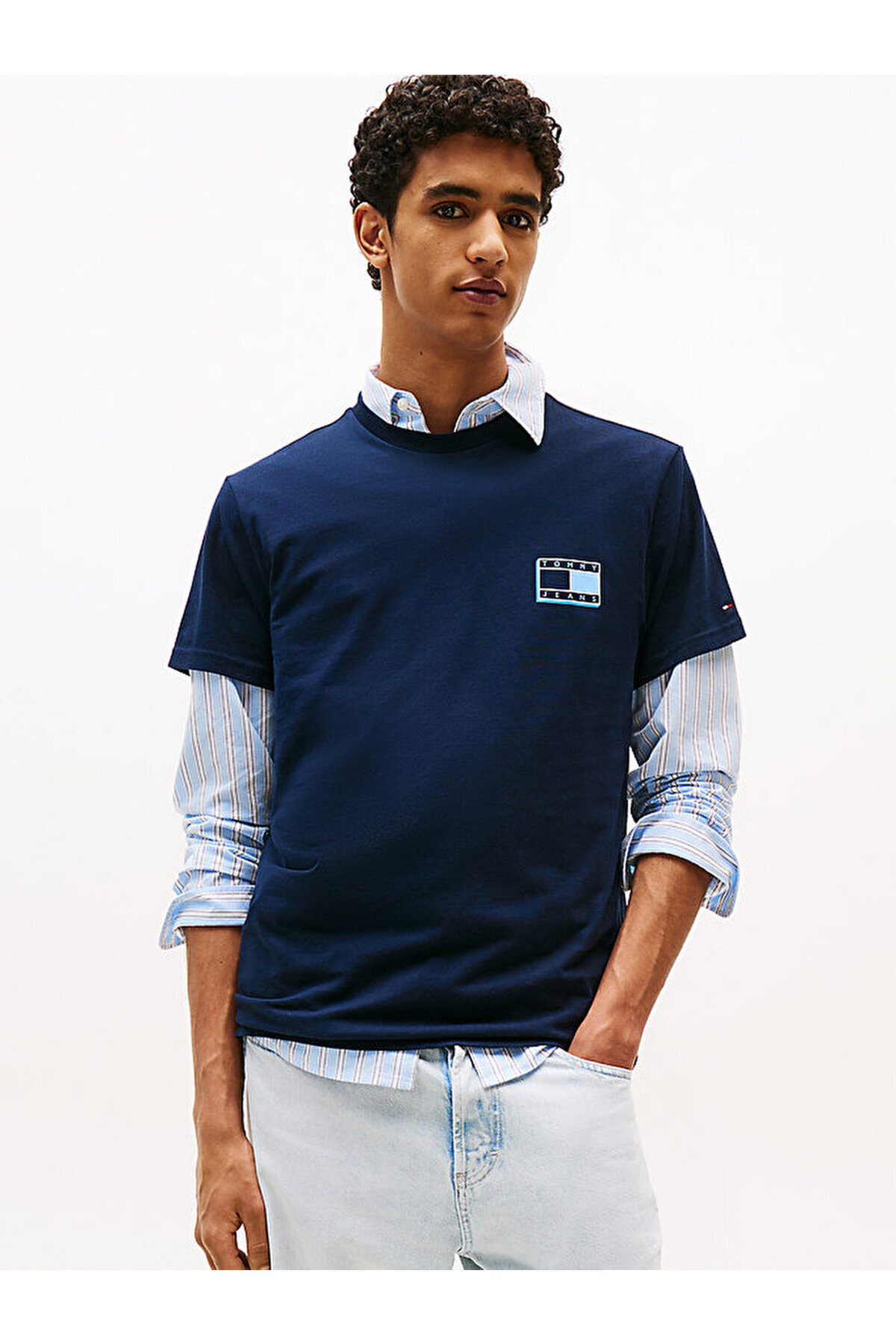 تامی هیلفیگر تی‌شرت مردانه طرح tjm slim pop color