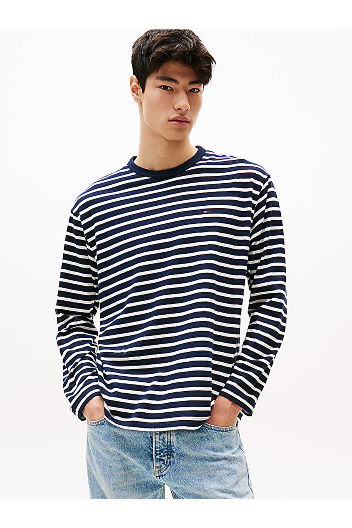 تامی هیلفیگر تی شرت مردانه طرح tjm معمولی طرح sflag برتون