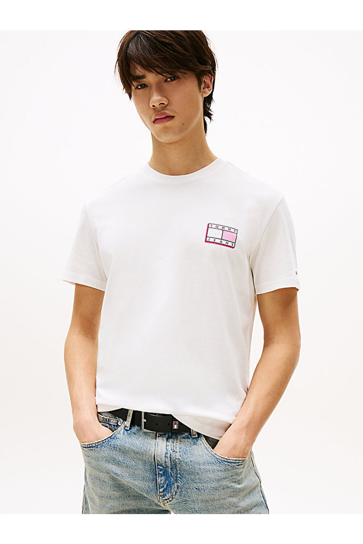 تامی هیلفیگر تی‌شرت مردانه طرح tjm slim pop color