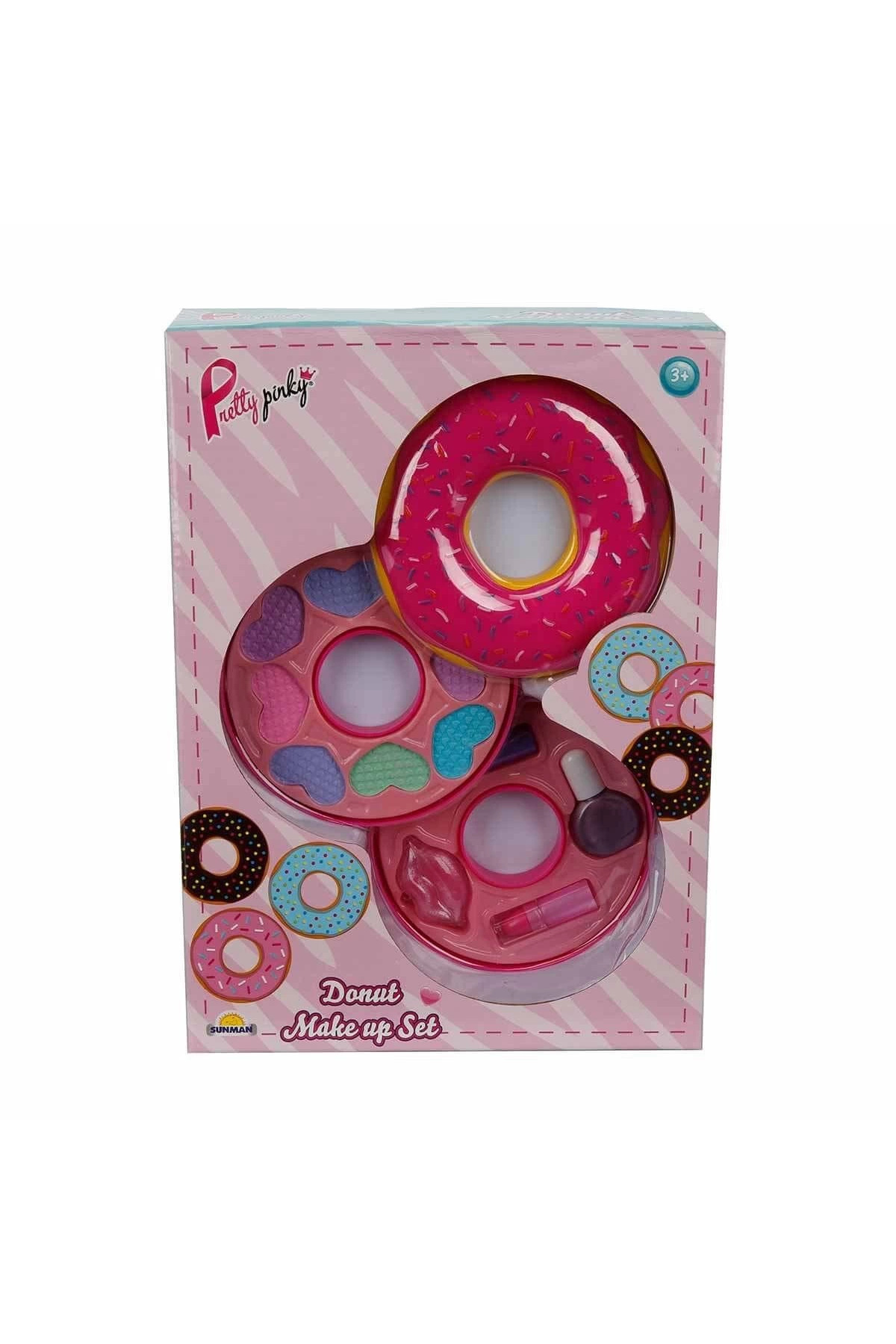 ست آرایش زیبایی دو لایه به شکل دونات