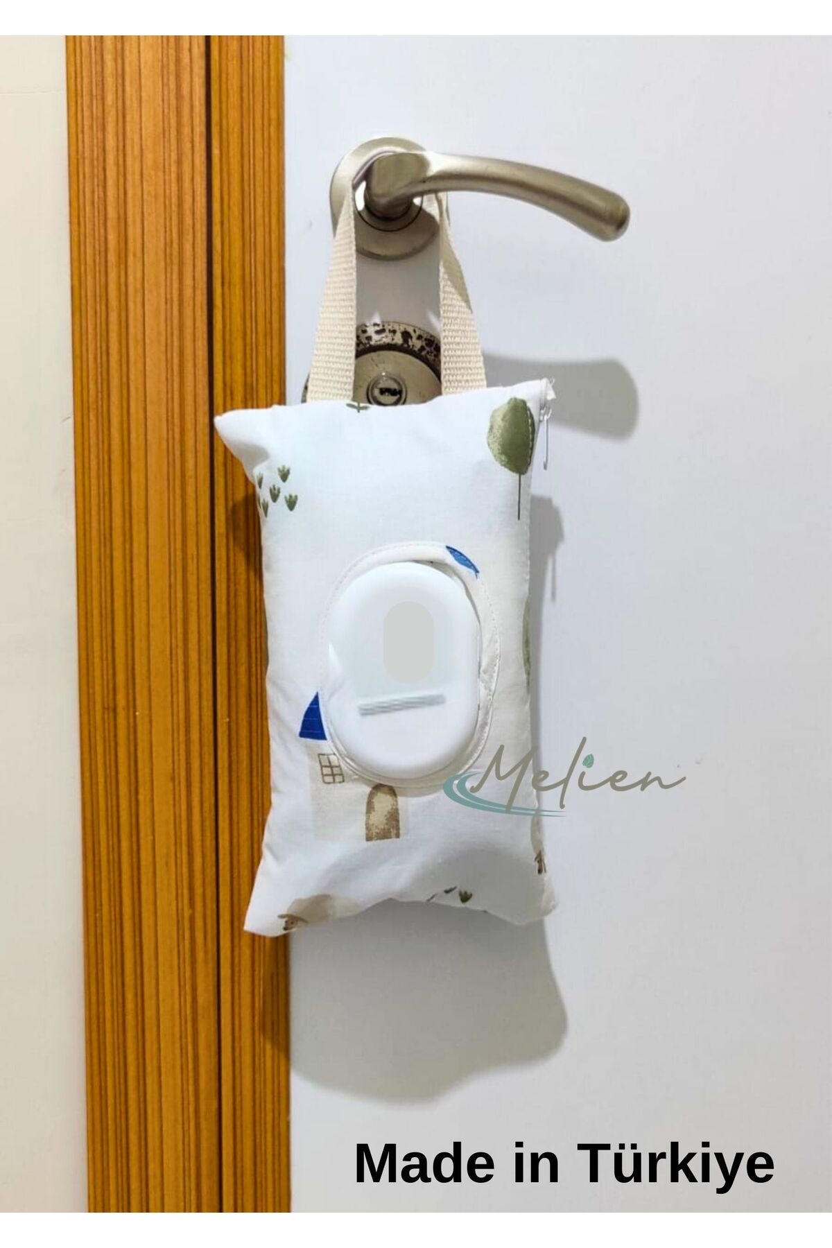 Melien Islak Mendil Saklama Çantası Arabada İşte Evde Seyahatte Kampta Bebek Arabasında Islak Mendil Kutusu fotoğrafı 5 (önizleme)