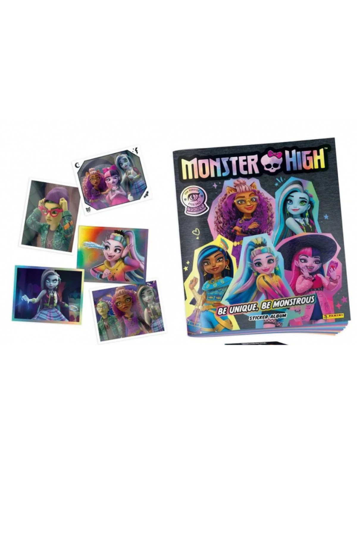 Next Plus Lisanslı Panini Monster High Sticker Collection Album+ Box of 36 Packs (180 Stickers) fotoğrafı 5 (önizleme)