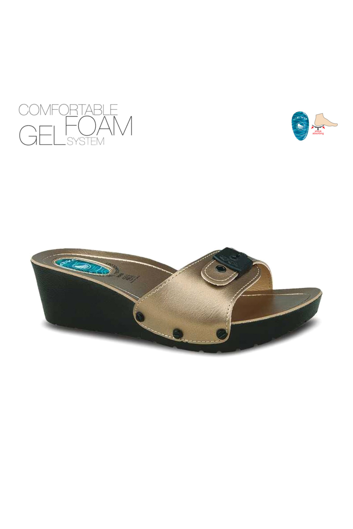 Ceyo 9969-1 Women’s Orthopedic Turkish Sandal with Gel Heel Arch Support & Comfort Walking Sandals