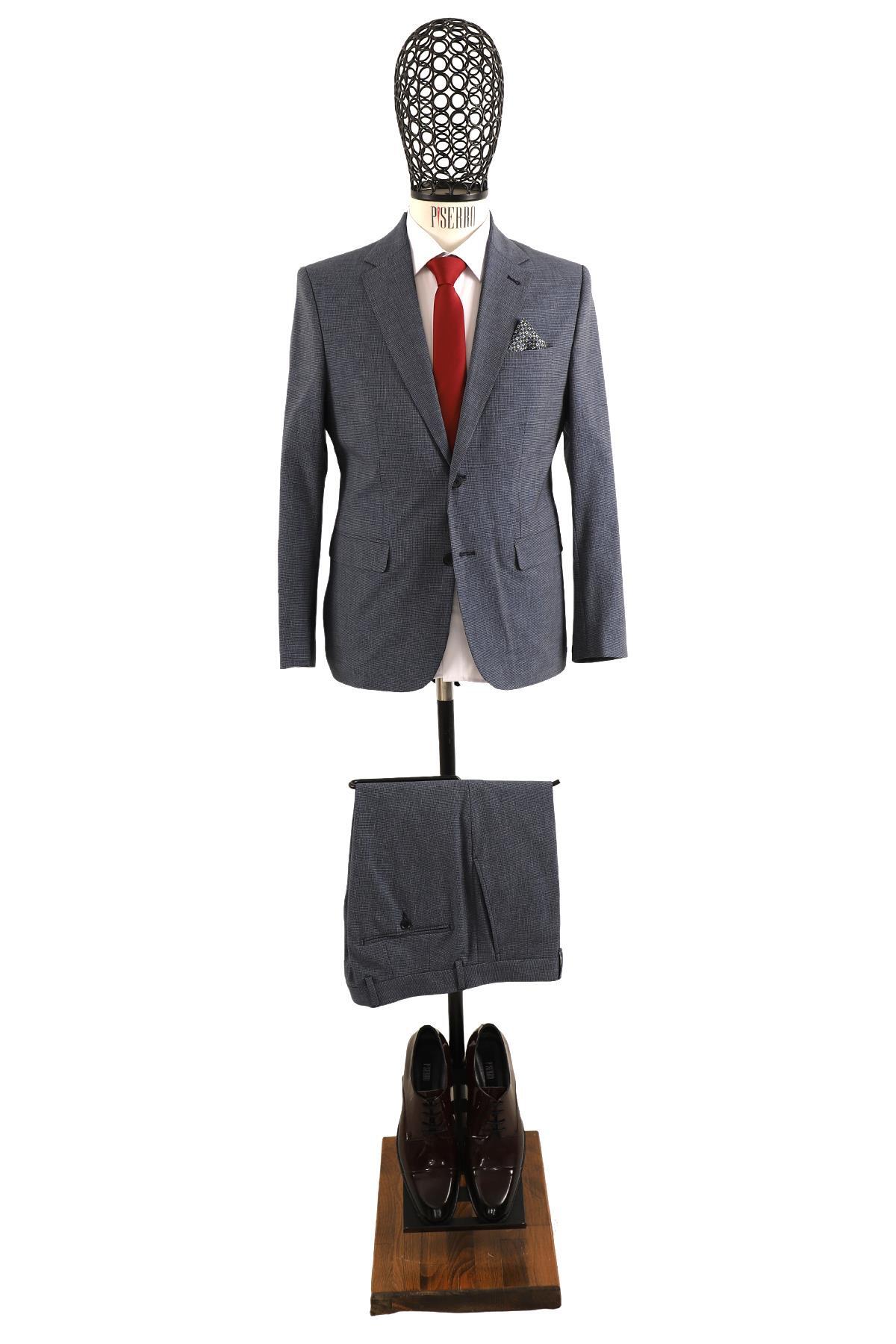 PİSERRO Erkek Takım Elbise Slim Fit görsel 2