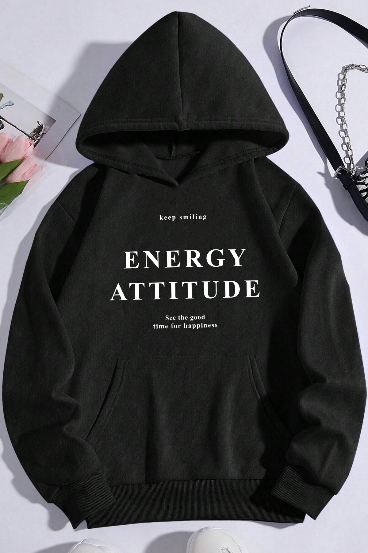 trendypassion Energy Printed Oversize Sweatshirt