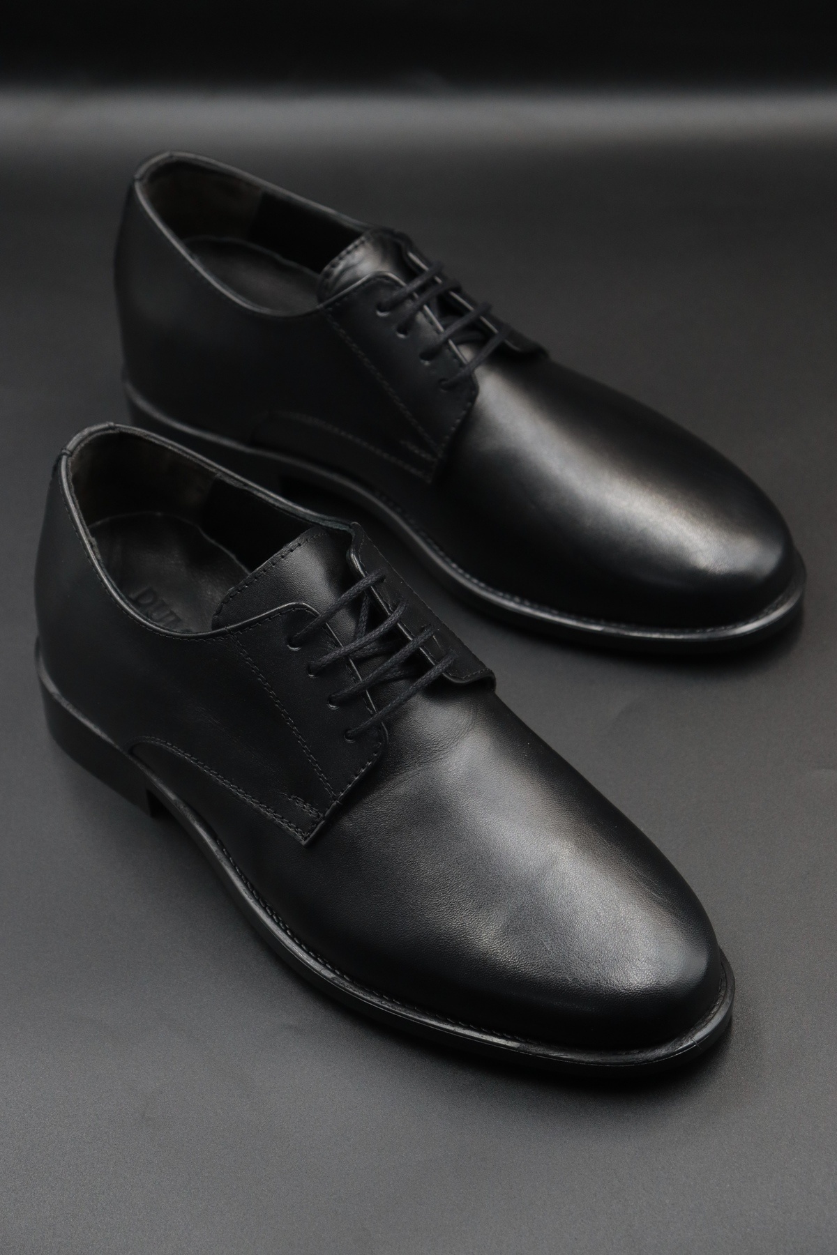 DUMMET  Gizli Topuk Hakiki Deri Klasik Ayakkabı | +7 cm Boy Uzatan Damatlık Klasik Ayakkabı - Görsel 2