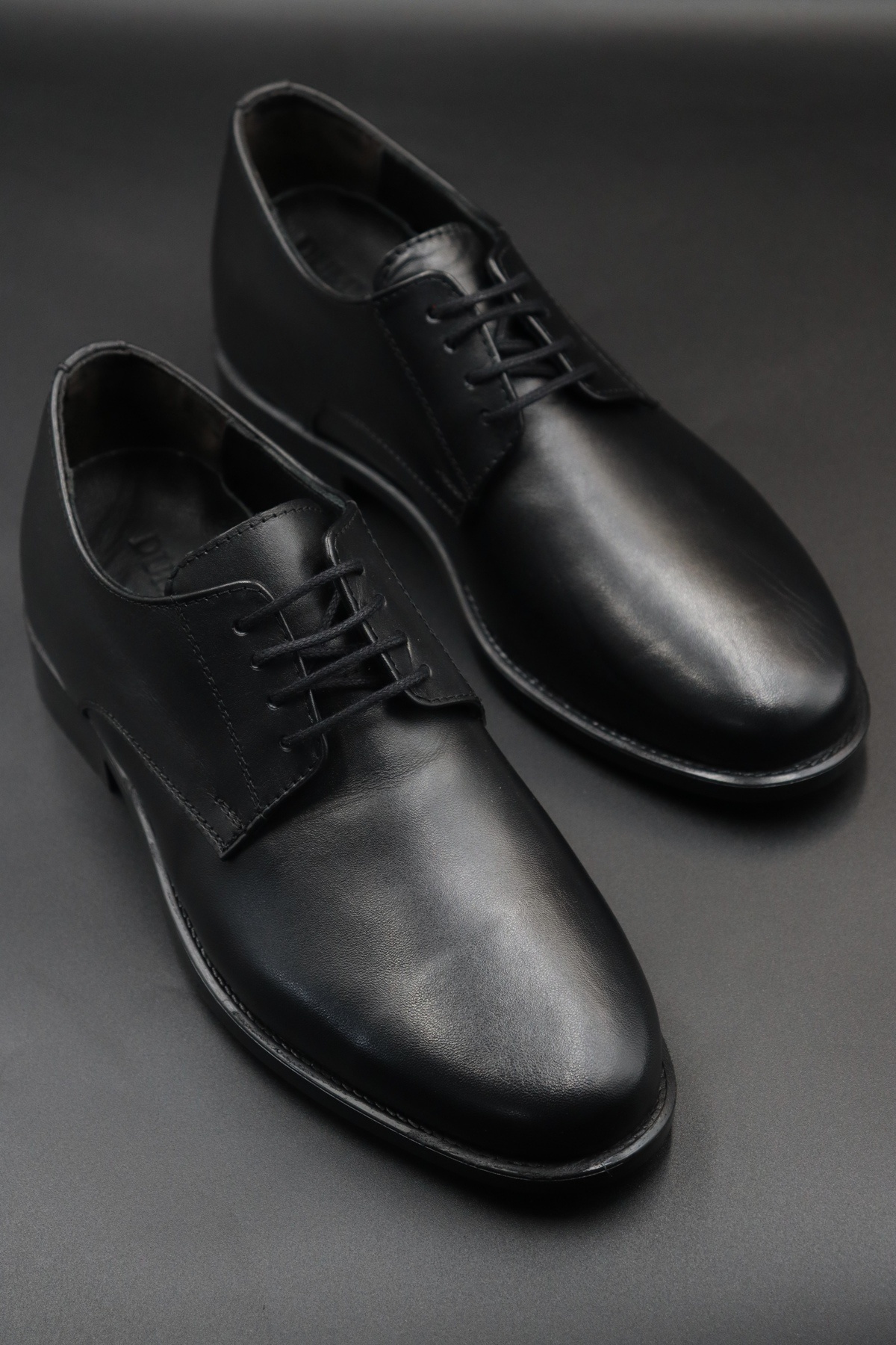 DUMMET  Gizli Topuk Hakiki Deri Klasik Ayakkabı | +7 cm Boy Uzatan Damatlık Klasik Ayakkabı - Görsel 4